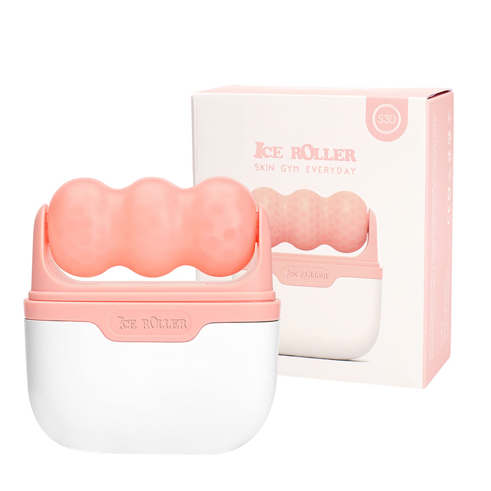 2-in-1 Ice Roller for Face & Eyes - Cold Therapy Massager for Puffiness, Migraine & Pain Relief | Skin Care & Minor Injury Recovery | Perfect for Morning Routine & Post-Workout Recovery