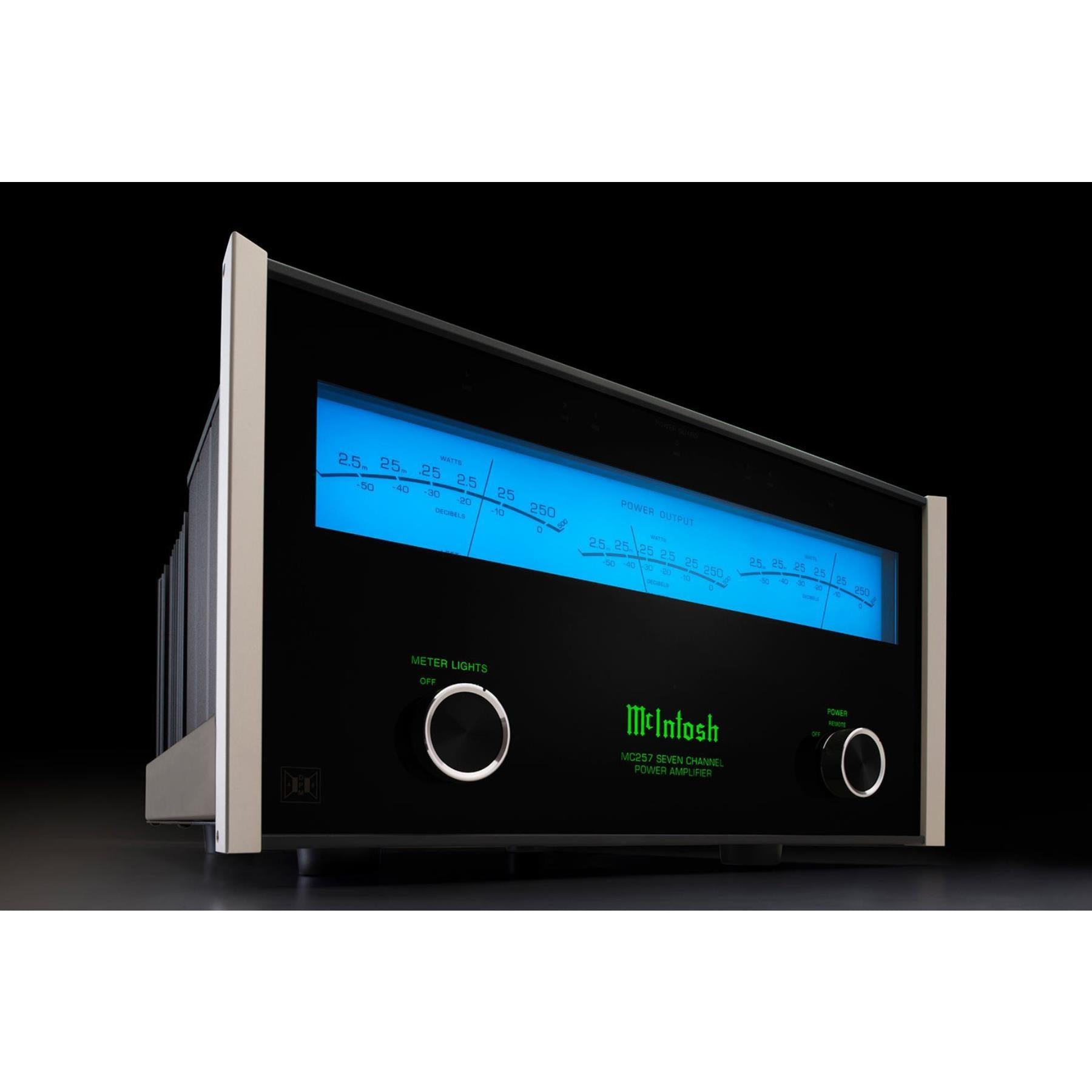McIntosh MC257 7-Channel Solid State Power Amplifier - High-Performance Home Theater & Audio System for Immersive Movie & Music Experience