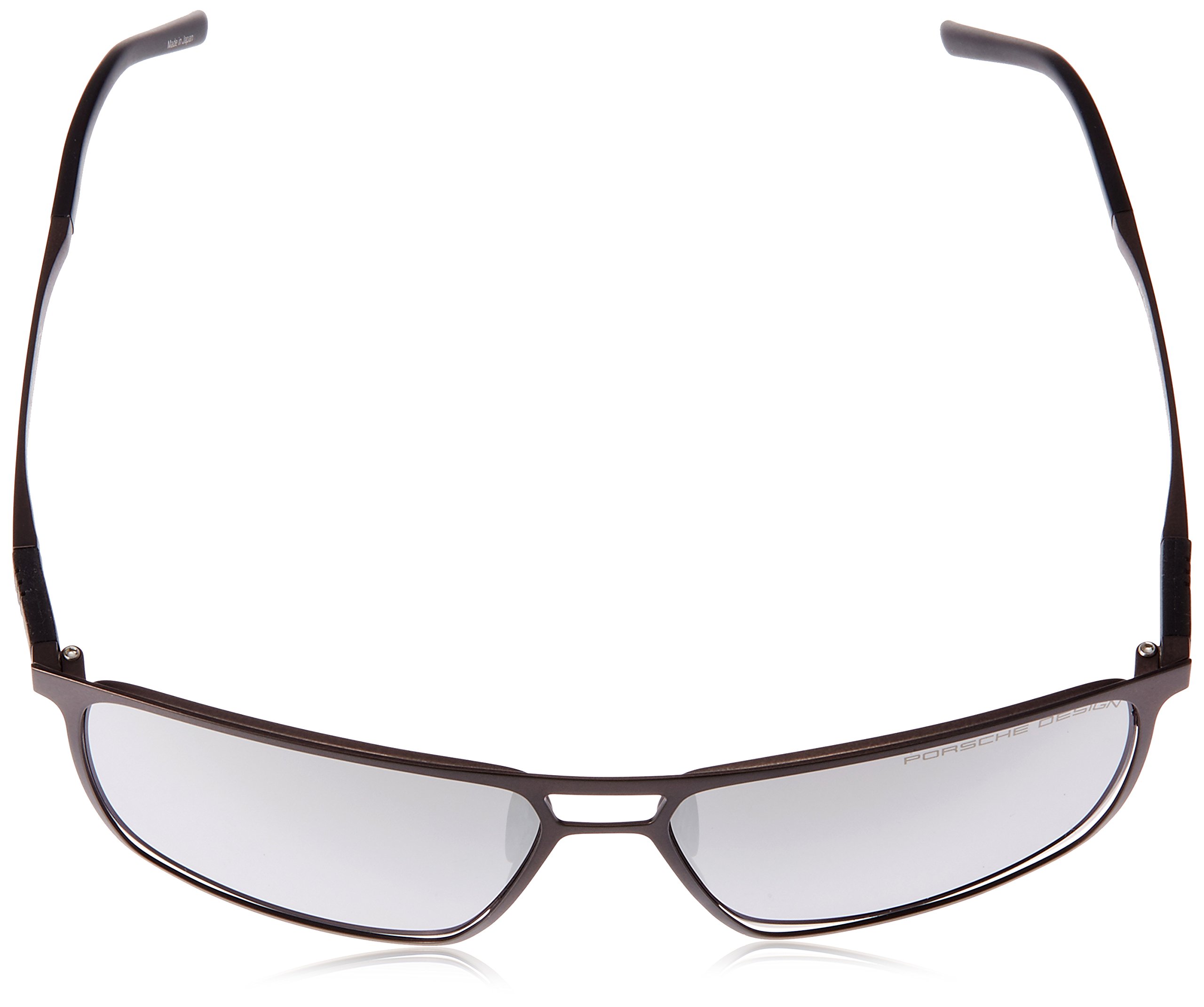 Porsche Design P 8610 Premium Sunglasses - Dark Brown Frame (59-15-140) for Men - UV Protection & Polarized Lenses - Perfect for Driving, Outdoor Sports & Fashion