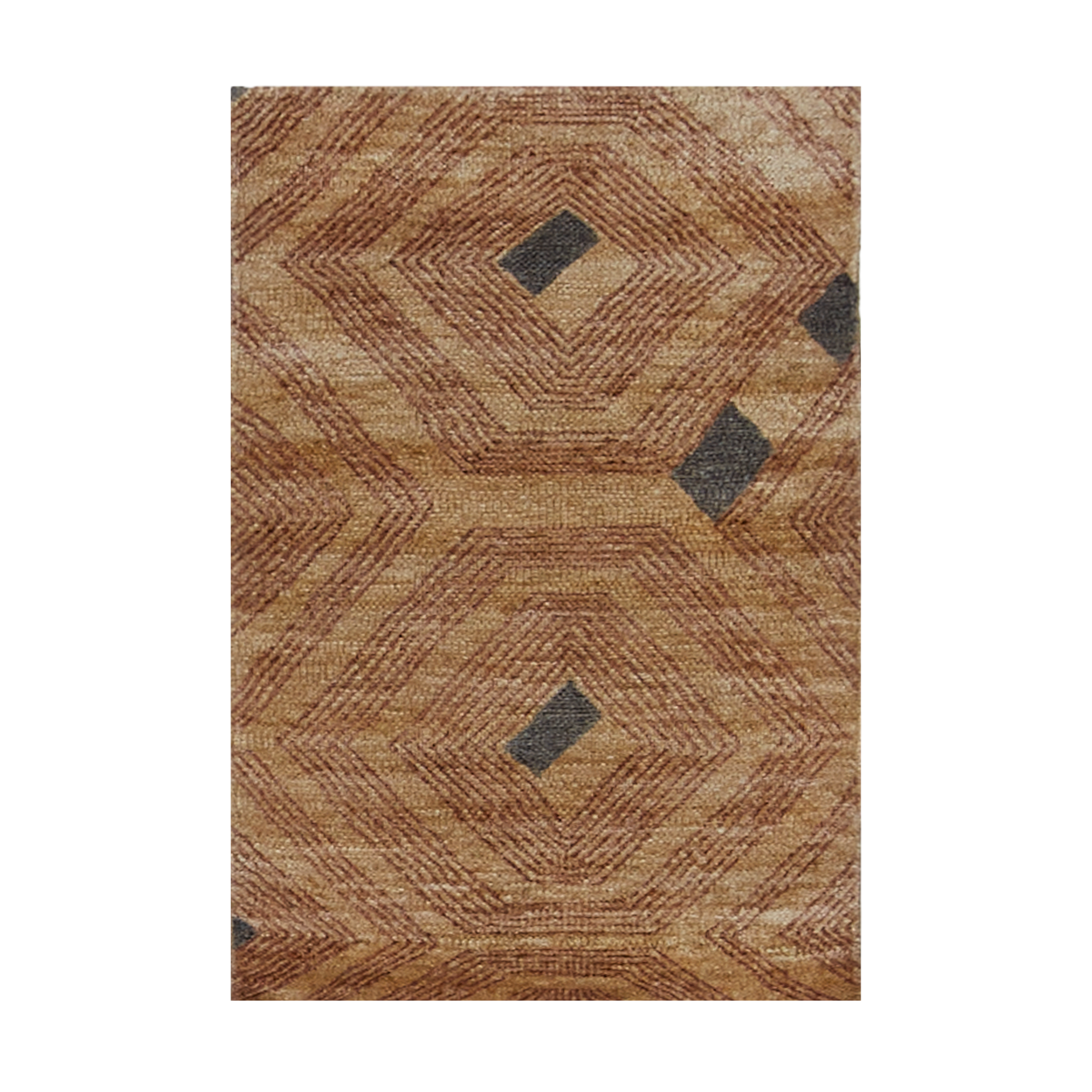 Kuba 3 Beige/Brown Area Rug - Soft Boho Chic Handwoven Jute Rug for Living Room, Bedroom, or Dining Room - Perfect for Home Decor and Cozy Spaces