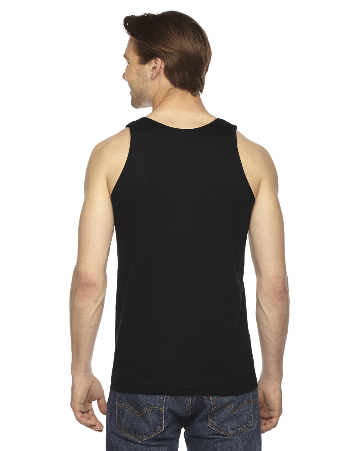 American Apparel 2408W Unisex Fine Jersey Tank Top - Soft Cotton Blend for Men & Women - Perfect for Gym, Yoga, Beach & Summer Outfits