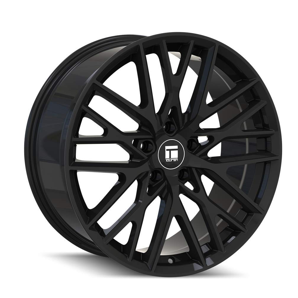 Touren TR91 Custom Wheel 19x8.5 Gloss Black Rim - 35 Offset, 5x114.3 Bolt Pattern, 72.6mm Hub - Perfect for Trucks, SUVs & Performance Cars - Upgrade Your Ride with Stylish Alloy Wheels