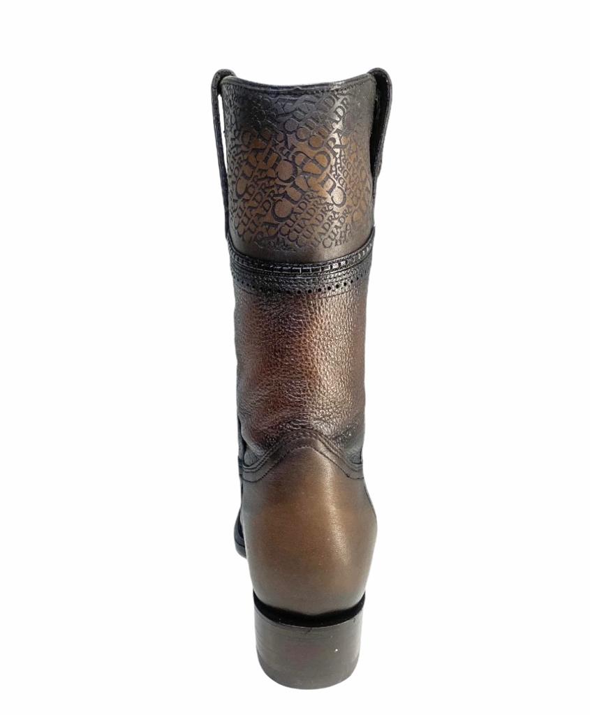 **Men's Cuadra Brown Dress Cowboy Caiman Boots – Western Style Leather Boots for Rodeo, Country Dance & Casual Wear**