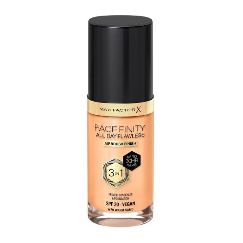 FaceFinity 3-in-1 Full Coverage Liquid Foundation with SPF - Long Lasting Matte Finish for Oily Skin - Perfect for Everyday Wear & Special Occasions