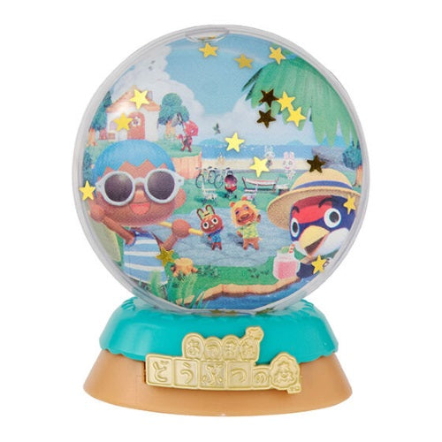 Animal Crossing Water Globe Vol. 01 - Bandai 2.5 Inch Collectible Toy with Shaking Snow Effect - Perfect for Nintendo Fans, Home Decor, and Gift Giving
