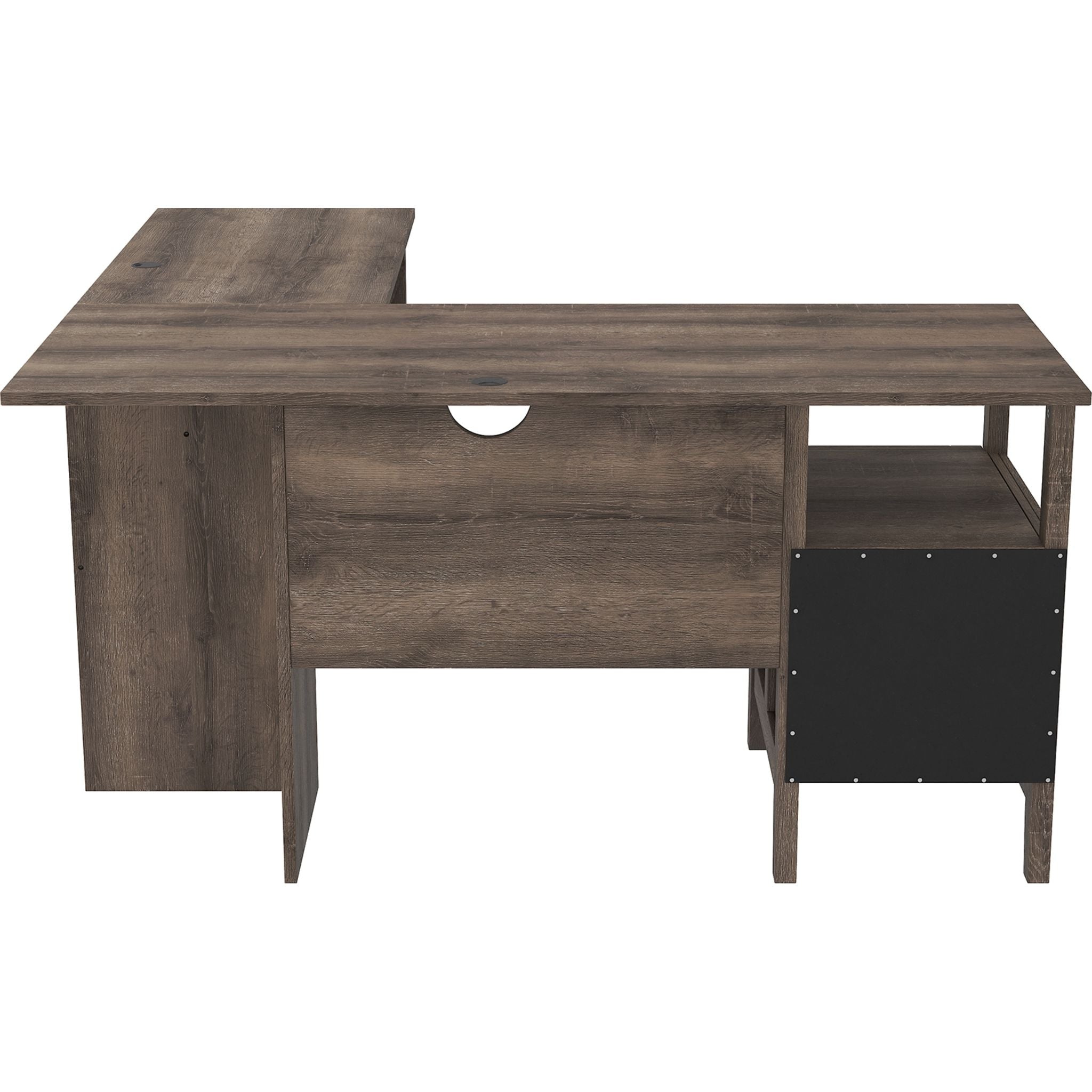 Arlenbry 2 Piece Modern Office Desk Set in Gray - Perfect for Home Office, Study Room & Small Workspace