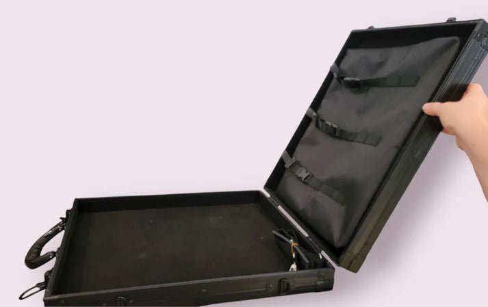 Professional Face Painters Design - THE FLAT OUT CASE | Premium Quality, Durable & Lightweight | Perfect for Halloween, Cosplay & Face Painting Events