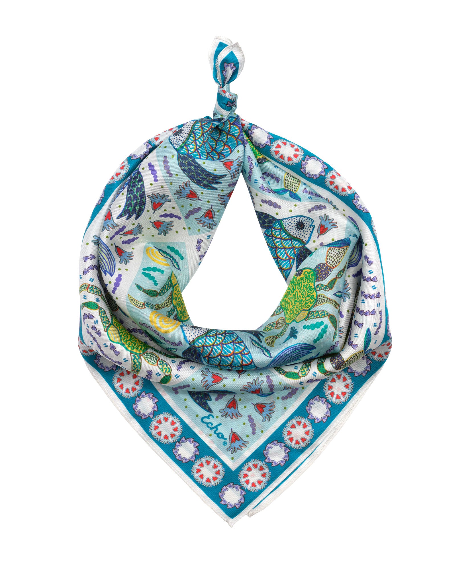 Stylish Crab Print Silk Bandana for Women & Men - Fashionable Head Scarf, Hair Accessory, Neck Wrap - Perfect for Outdoor Activities, Beach, Travel & Casual Wear