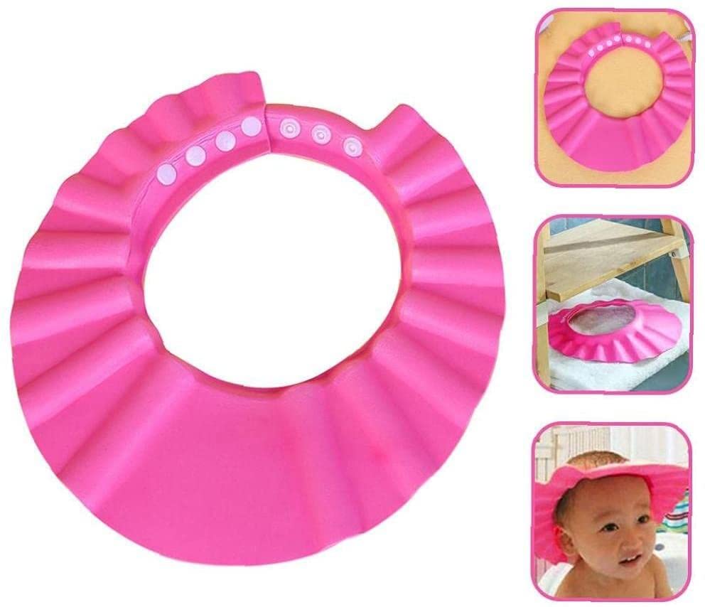 Adjustable Baby Shampoo Cap & Soft Hair Washing Shield for Toddlers & Kids - Waterproof Shower Hat for Gentle Hair Care - Perfect for Bath Time & Sensitive Scalps