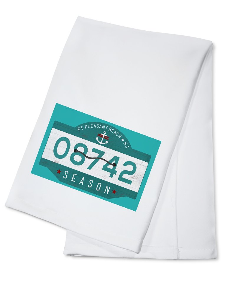 Point Pleasant Beach New Jersey Beach Tag - 100% Cotton Tea Towel, Decorative Hand Towel for Kitchen & Home | Perfect for Coastal Decor, Housewarming Gifts & Jersey Shore Souvenirs