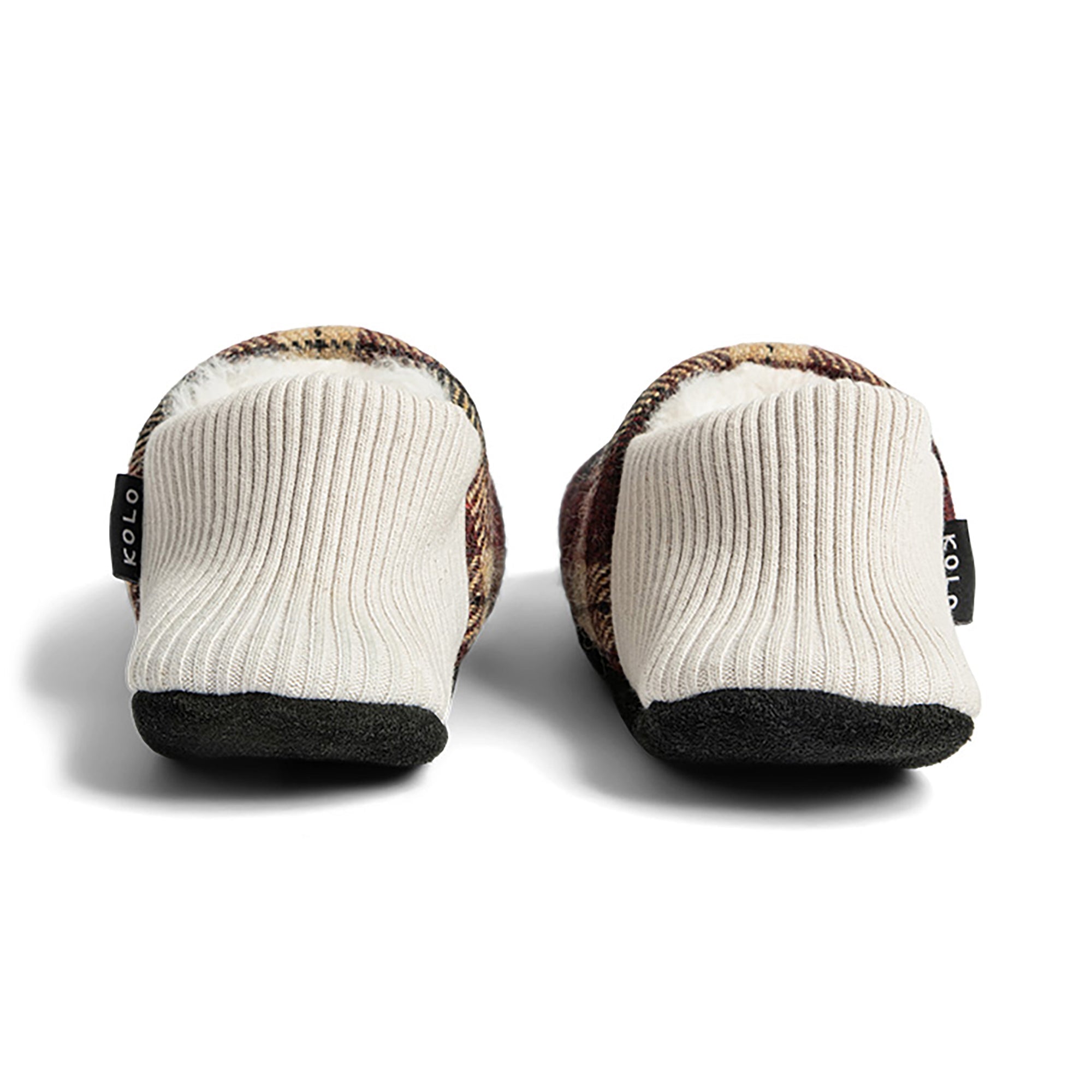 Lanton Tweed House Slippers - Cozy Fur Lined Indoor Shoes for Women & Men - Perfect for Winter Comfort at Home, Office, or Relaxing by the Fireplace