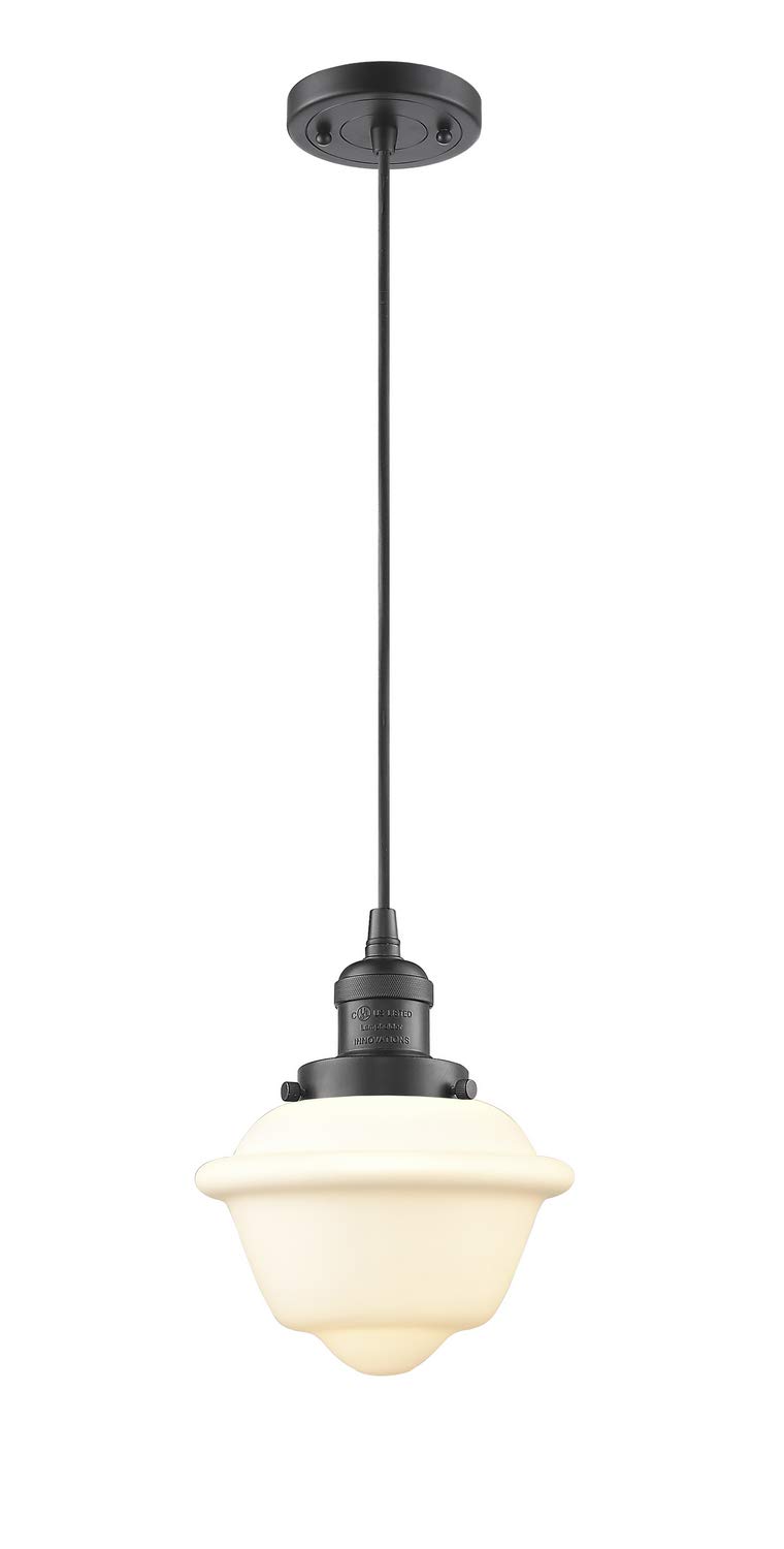 Innovations 201C-OB-G531-LED Mini LED Pendant Light in Oil Rubbed Bronze Finish - Perfect for Kitchen Island, Dining Room, or Entryway Lighting
