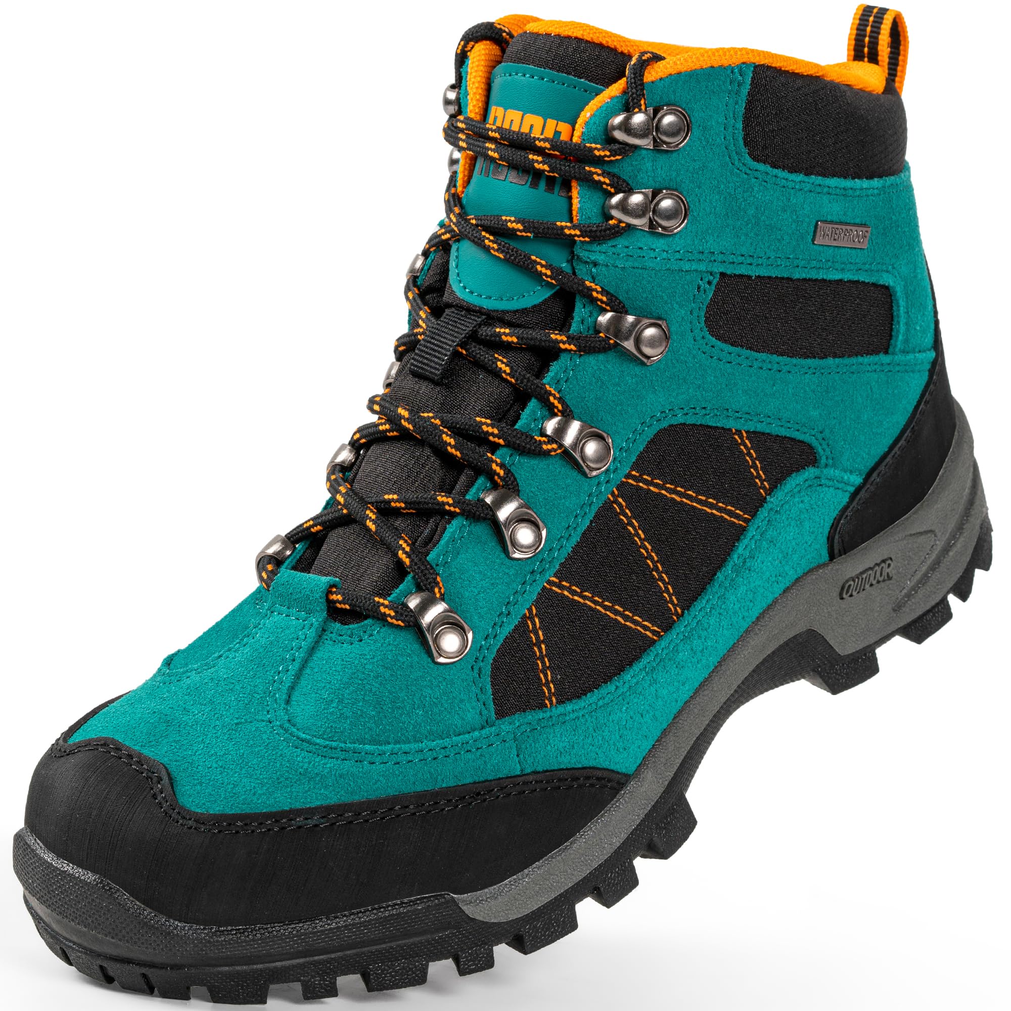 Waterproof Women's Hiking Boots - Lightweight Outdoor Trekking Shoes for Camping, Trail Walking & Mountain Adventures | Non-Slip Comfortable Ankle Support