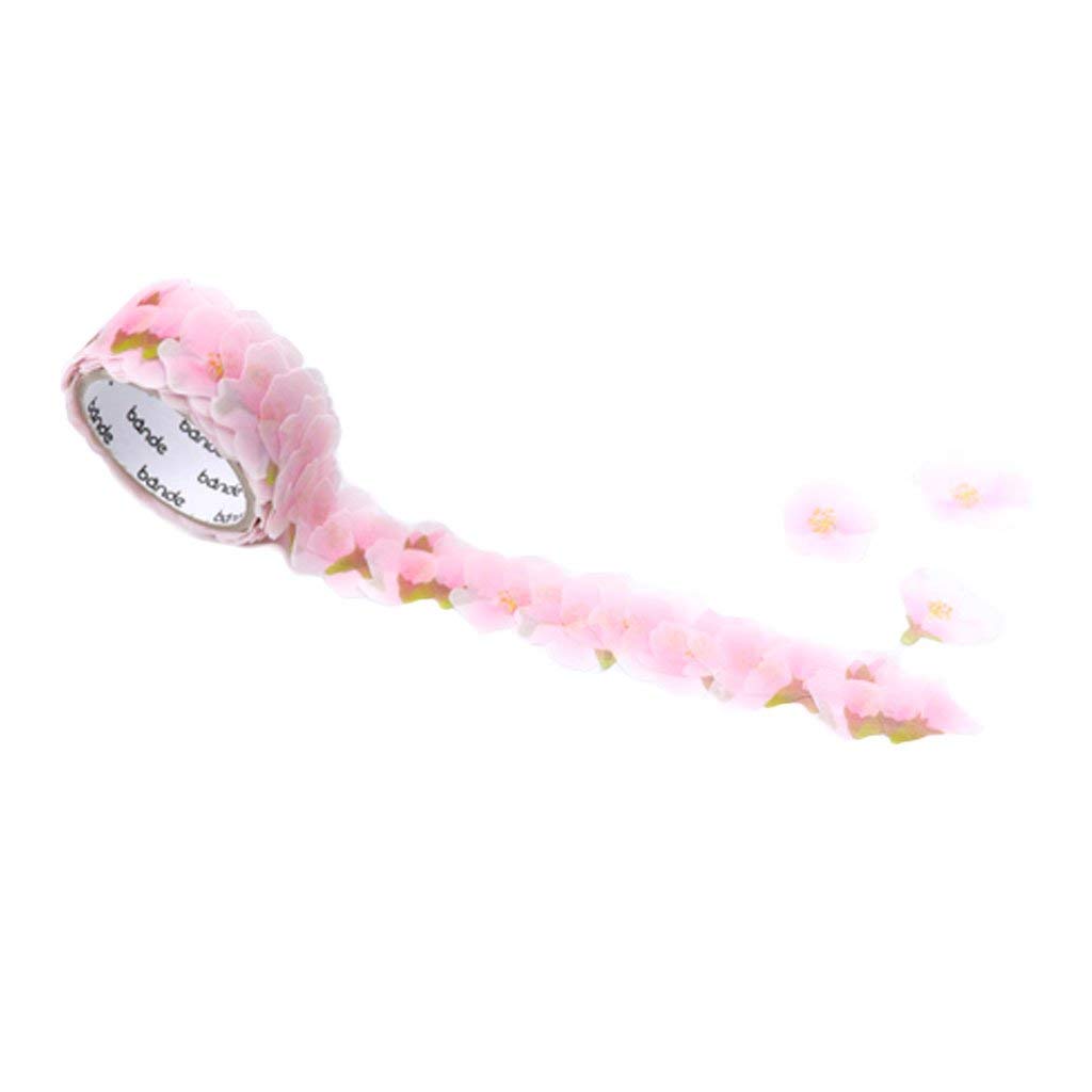 Yoshino Cherry Blossom Masking Tape Roll - Decorative Washi Sticker for Scrapbooking, DIY Crafts, Journaling & Bullet Notebooks - Perfect for Spring Decorations and Gift Wrapping