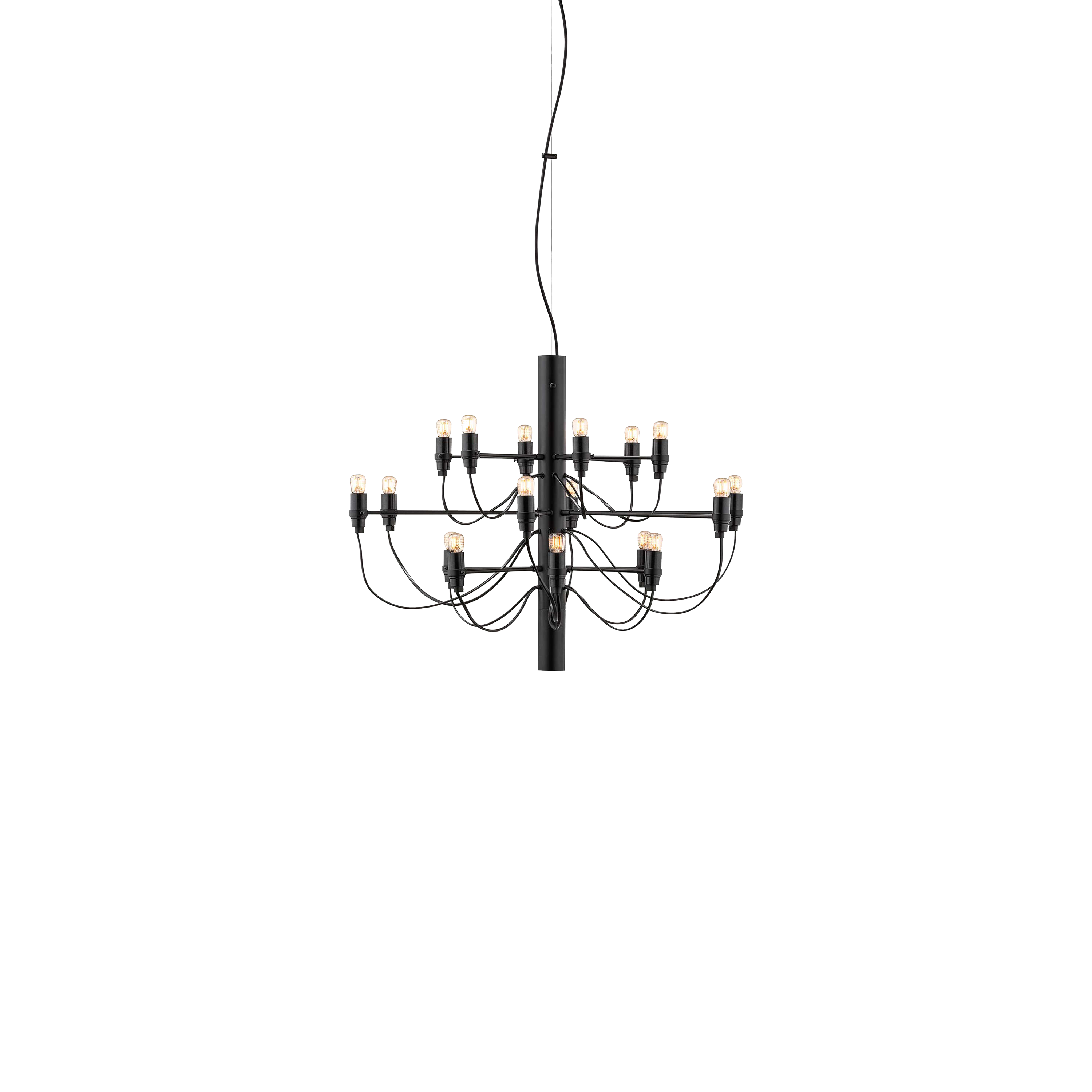 2097/18 Crystal Chandelier - Elegant Modern Ceiling Light Fixture for Dining Room, Living Room & Bedroom | Perfect for Home Decor & Wedding Venues