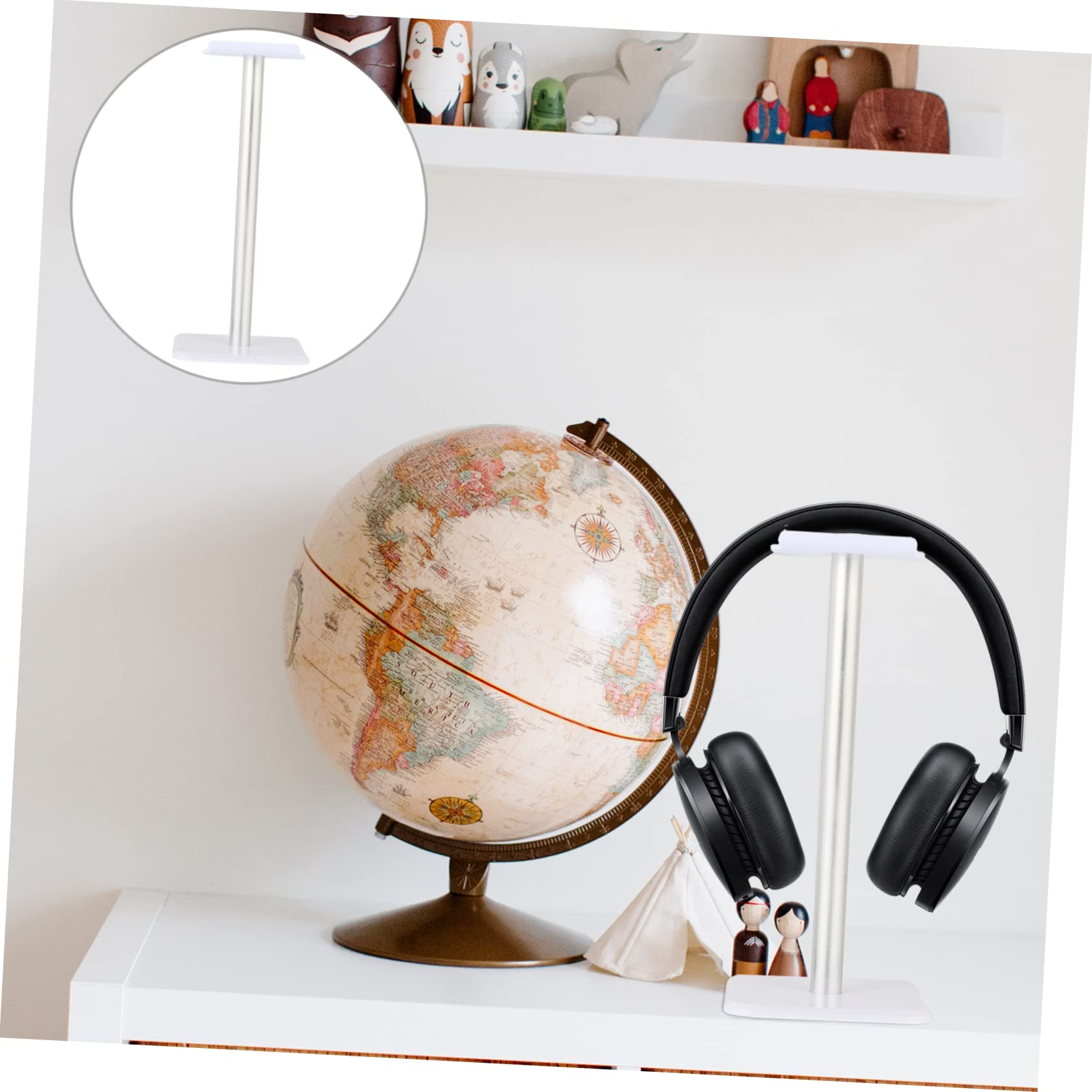 DOITOOL 2 Pack Premium Thickened Gaming Headphone Stand - Sturdy Headset Holder for Desk Display & Storage - Perfect for Gamers, Streamers & Office Use