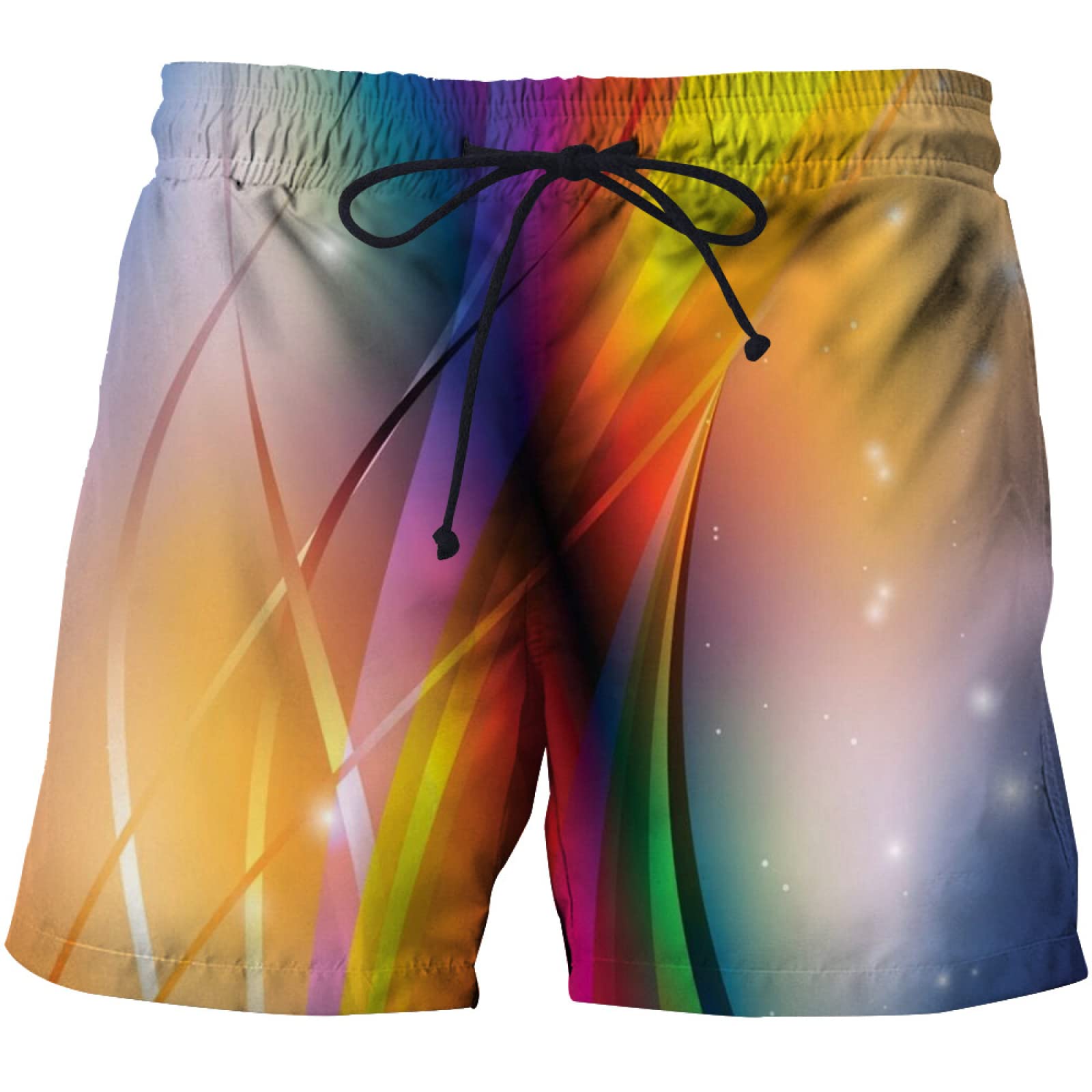 BHANSSKXBG Men's Quick-Dry Swim Trunks with Drawstring Waistband - 2 Pockets for Surfing, Running & Beach Sports (Size 3XL) | Perfect for Pool, Gym & Summer Outdoor Activities