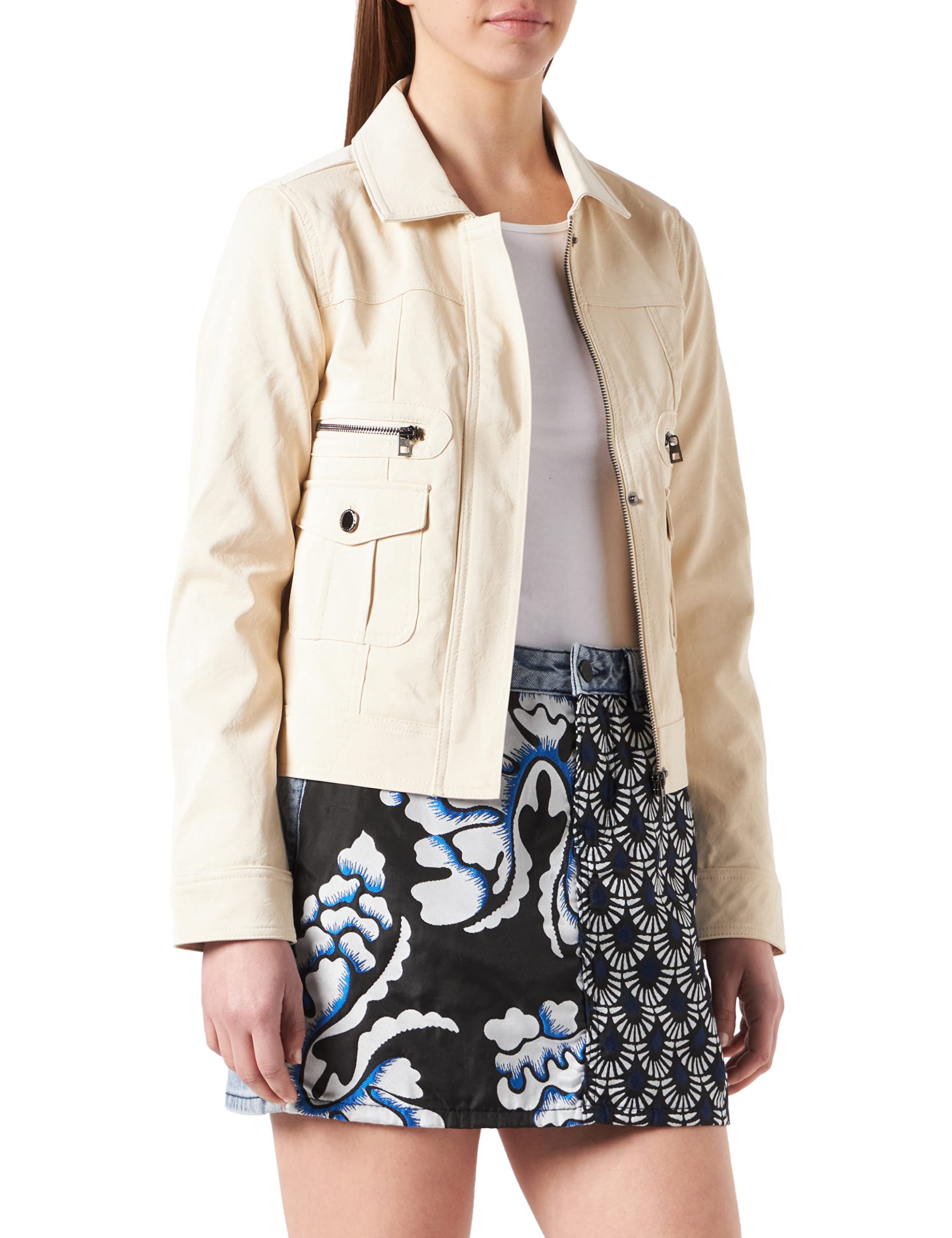 Desigual Women's Winter Coat - Fashionable Long Trench Coat with Belt, Water-Resistant Outerwear for Fall and Winter | Perfect for Office, Dating, and Travel