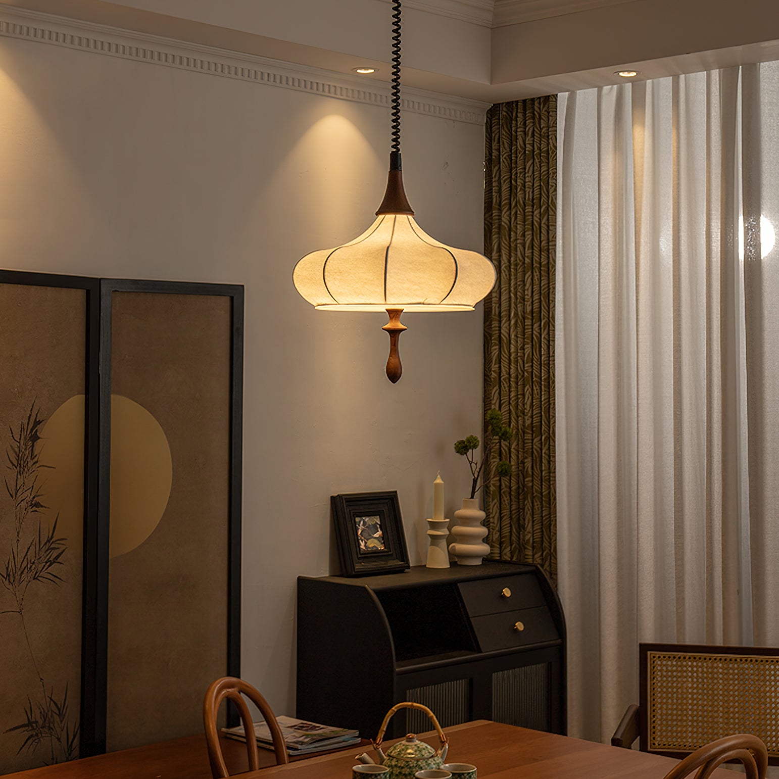 Castiglioni Pendant Light - Modern Italian Design Hanging Lamp for Kitchen, Dining Room & Living Room | Energy Efficient LED Lighting Fixture