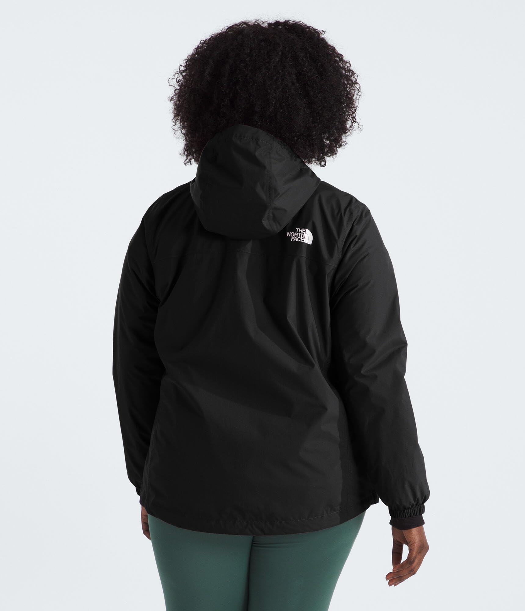 THE NORTH FACE Women's Waterproof Antora Jacket - TNF Black-NPF | Standard & Plus Sizes (3X) | Hiking, Camping & Outdoor Adventures