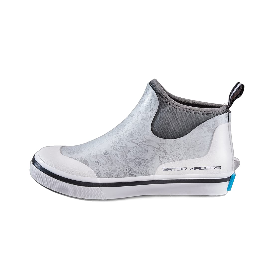 Gator Waders Women's Breakline Rubber Fishing Deck Ankle Boots - Waterproof & Comfortable (Ghost, Size 8) | Perfect for Fly Fishing, Kayaking & Outdoor Adventures