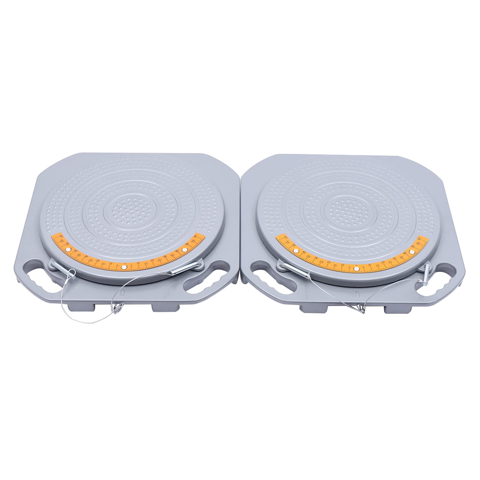 Wheel Alignment Turn Plates Set - 2 Ton Capacity, Includes Transition Bridges & Thrust Blocks for Car & Truck Front End Alignment | Perfect for DIY Auto Repair Shops & Professional Mechanics
