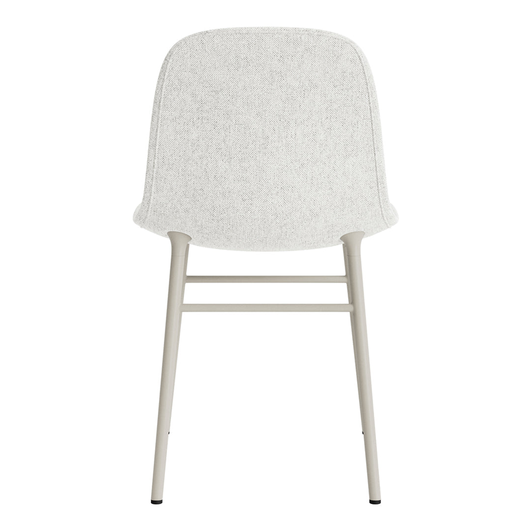 Modern Form Chair with Sturdy Metal Legs & Comfortable Upholstery - Perfect for Home Office, Living Room, or Dining Room Decor