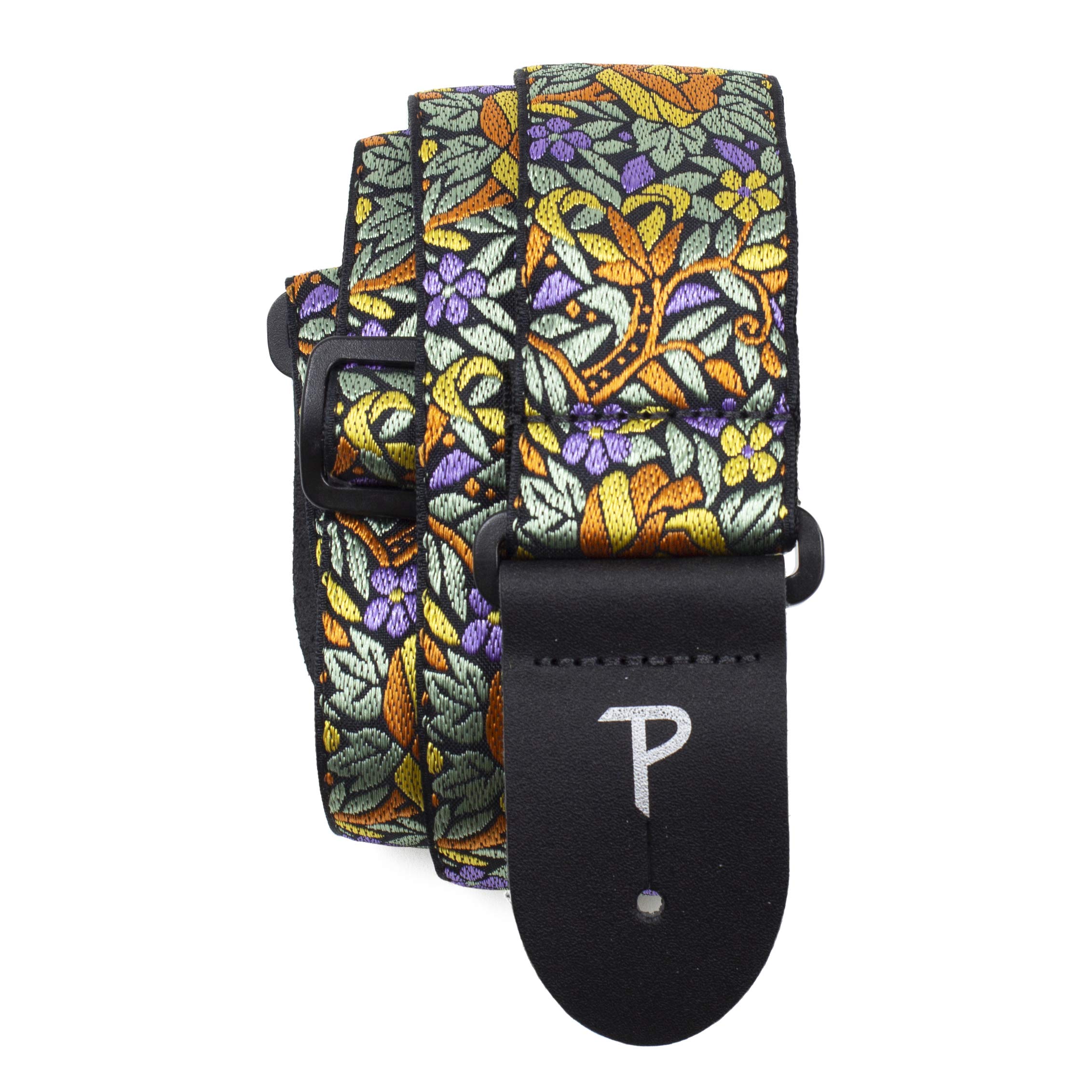 Perri's Leathers Ltd. - Premium Jacquard Adjustable Guitar Strap for Acoustic, Bass & Electric Guitars - Handcrafted in Canada - Perfect for Live Performances, Studio Sessions & Stage Shows