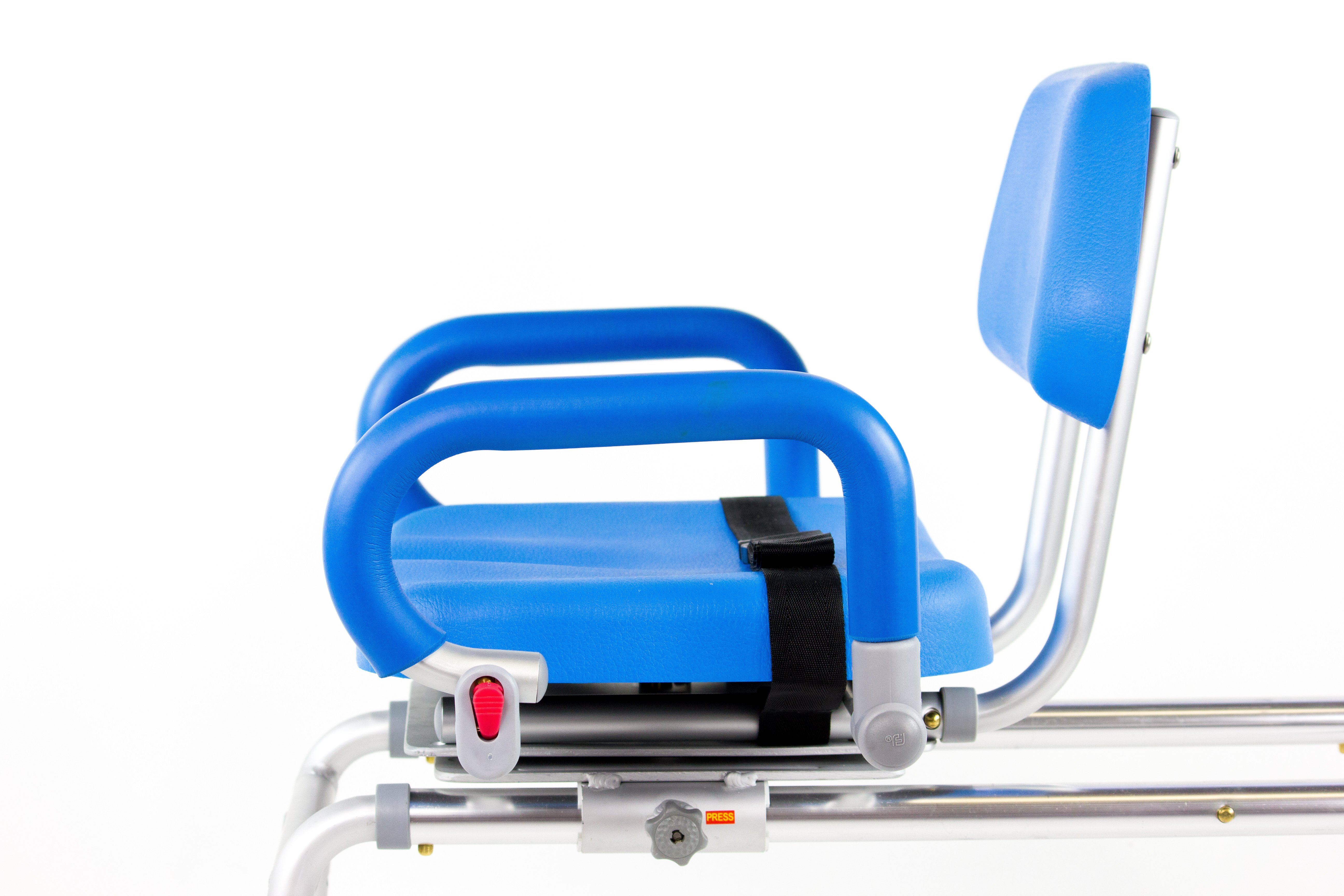 Swivel Seat Carousel Sliding Transfer Bench for Disabled & Elderly - Safe Bathroom Shower Chair with Adjustable Height - Ideal for Mobility Assistance & Home Care Use