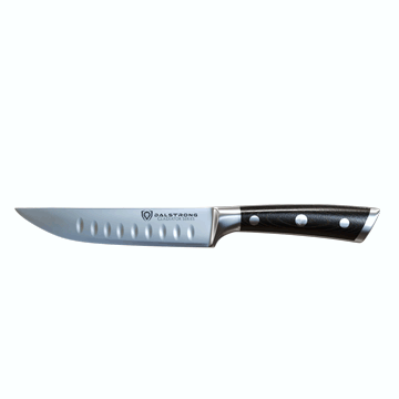 4-Piece Straight Edge Steak Knife Set - Gladiator Series - NSF Certified Professional Kitchen Knives - Dalstrong © - Perfect for Steak Dinners, BBQ Parties & Fine Dining