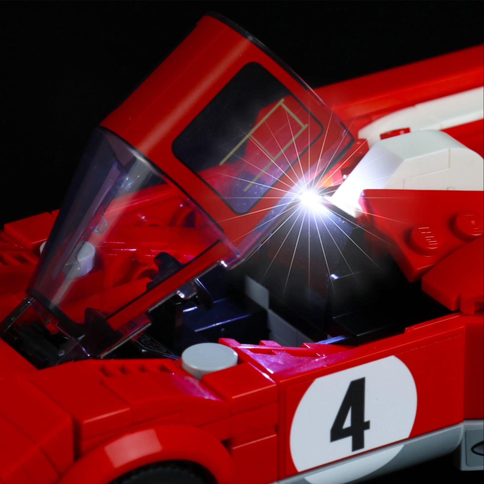 LEGO Speed Champions 512M Ferrari 7690 Light Kit - LED Lighting Set for Building Blocks - Perfect for Display & Nighttime Play