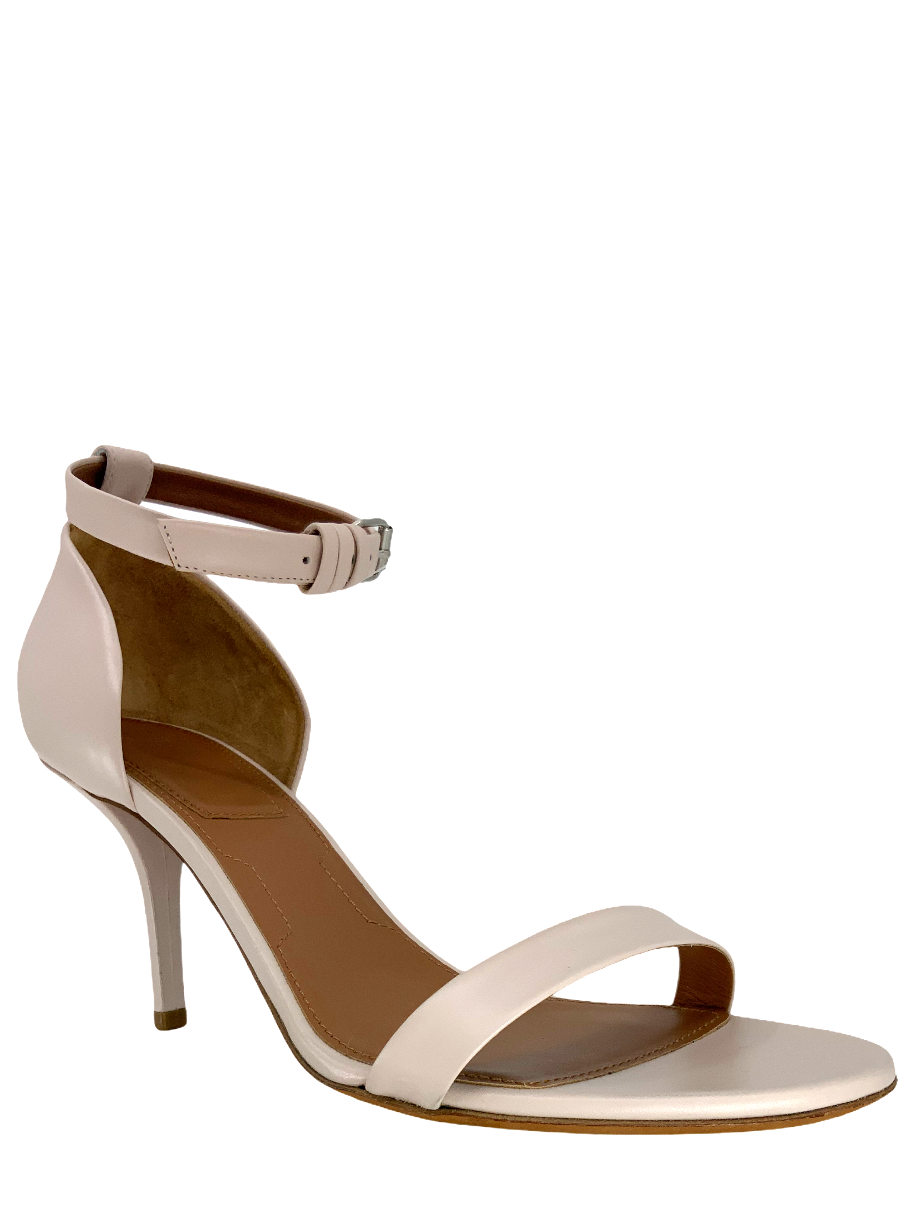 Givenchy Nadia Leather Ankle Strap Sandals Women's Size 9 | Luxury Designer Heels for Weddings, Parties & Evening Events