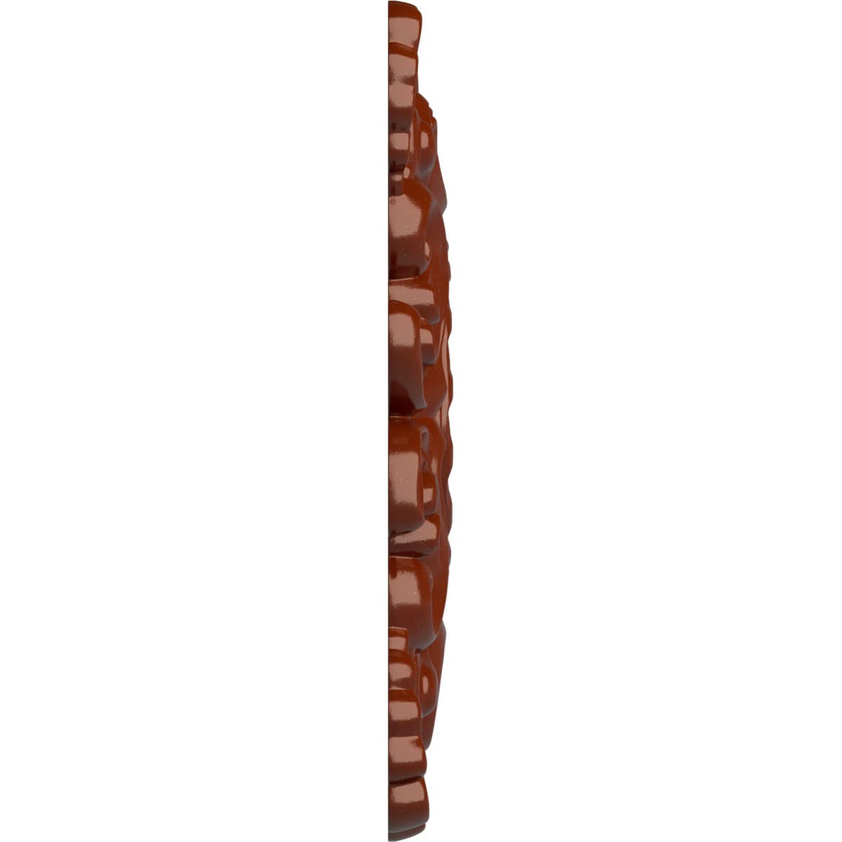 Ekena Millwork CM18CRFIF 18 Inch Round Ceiling Medallion - Hand-Painted FireBrick Finish - 18