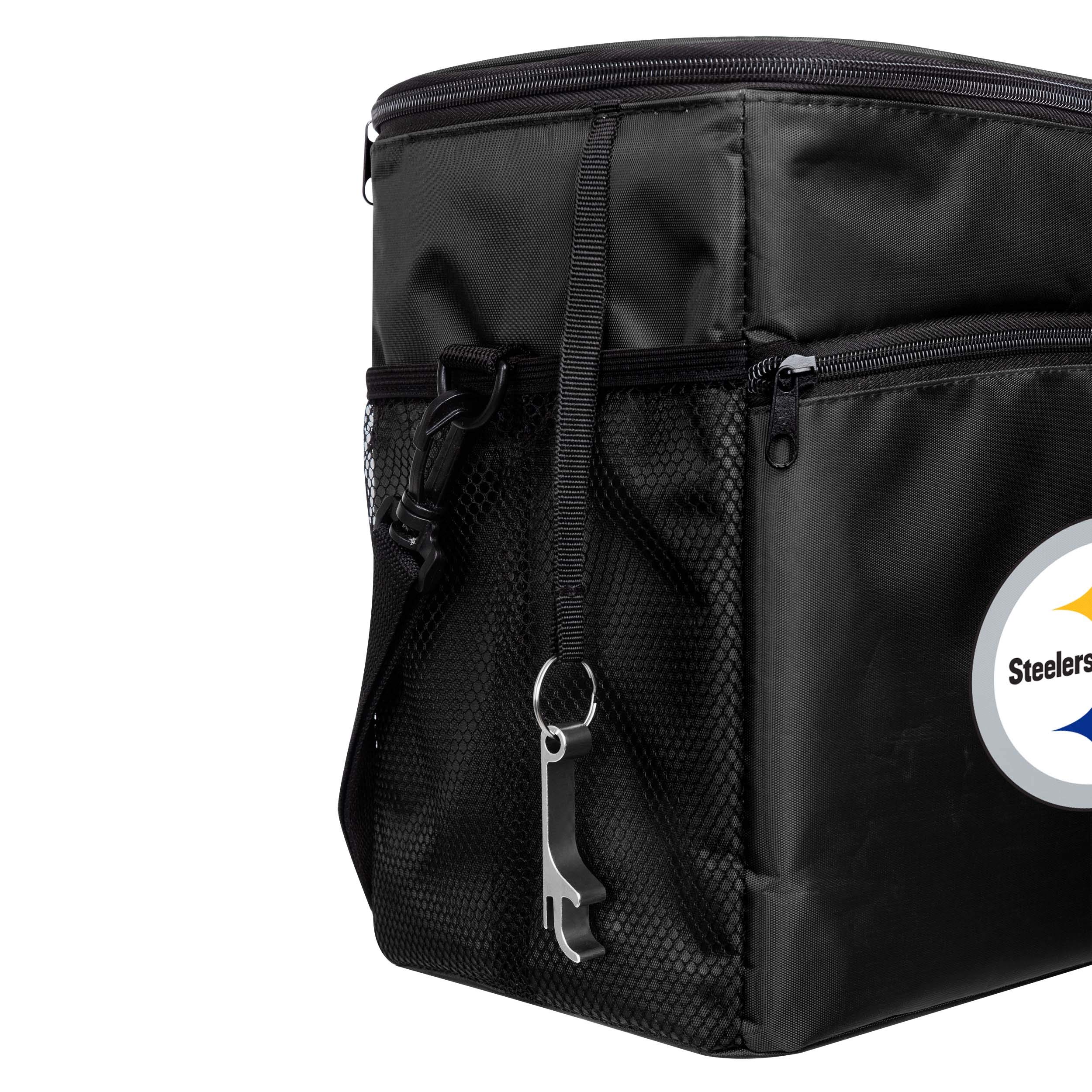 FOCO NFL Team Logo Soft-Sided Insulated 24-Pack Cooler Bag for Tailgating, Picnics, Beach & Outdoor Parties - Officially Licensed Team Merchandise