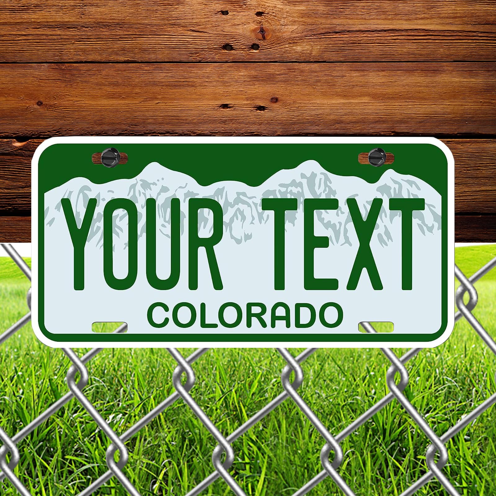 Custom Motorcycle License Plate - Personalized for All 50 States | 7x4 Inch Durable .040 Aluminum Plate for Kids Bikes, Power Wheels, Golf Carts & ATVs | Perfect for Customizing Ride-On Toys, Mini Vehicles & Unique Gifts