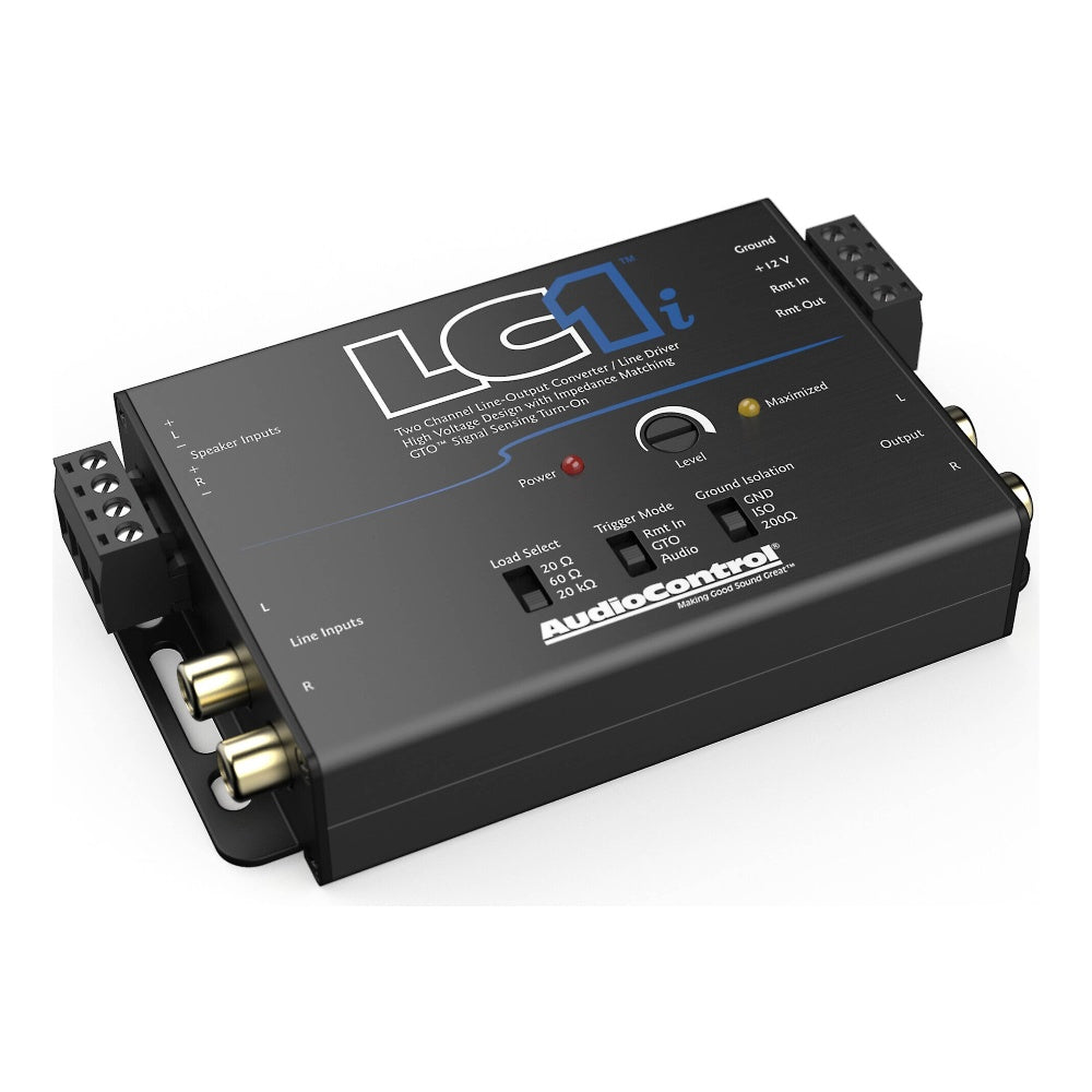AudioControl LC1i 2 Channel 400W Line Output Converter - Premium Car Audio Signal Converter for Amplifiers & Subwoofers | Perfect for Car Stereo Upgrades & Sound System Installations
