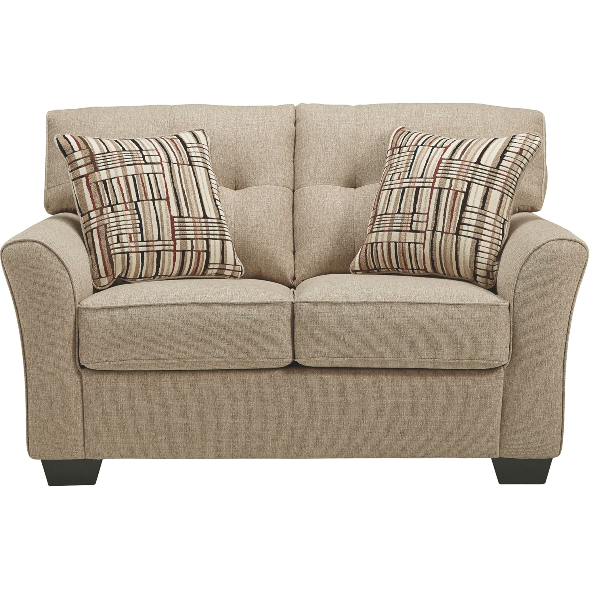 Ardmead Loveseat Sofa in Putty - Modern 2-Seater Couch for Living Room, Lounge, and Small Spaces - Comfortable Upholstered Furniture for Home and Office