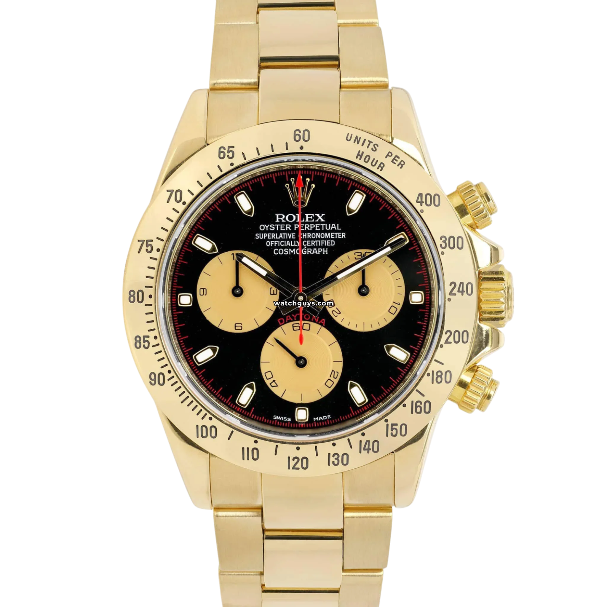 Authentic Rolex Daytona 116528 Paul Newman Chronograph Men's Watch - Luxury Timepiece for Collectors & Special Occasions