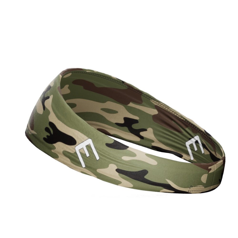 Military Camo Headband - Tactical Army Headwear for Outdoor Sports, Hiking & Hunting - Adjustable & Breathable for Men & Women