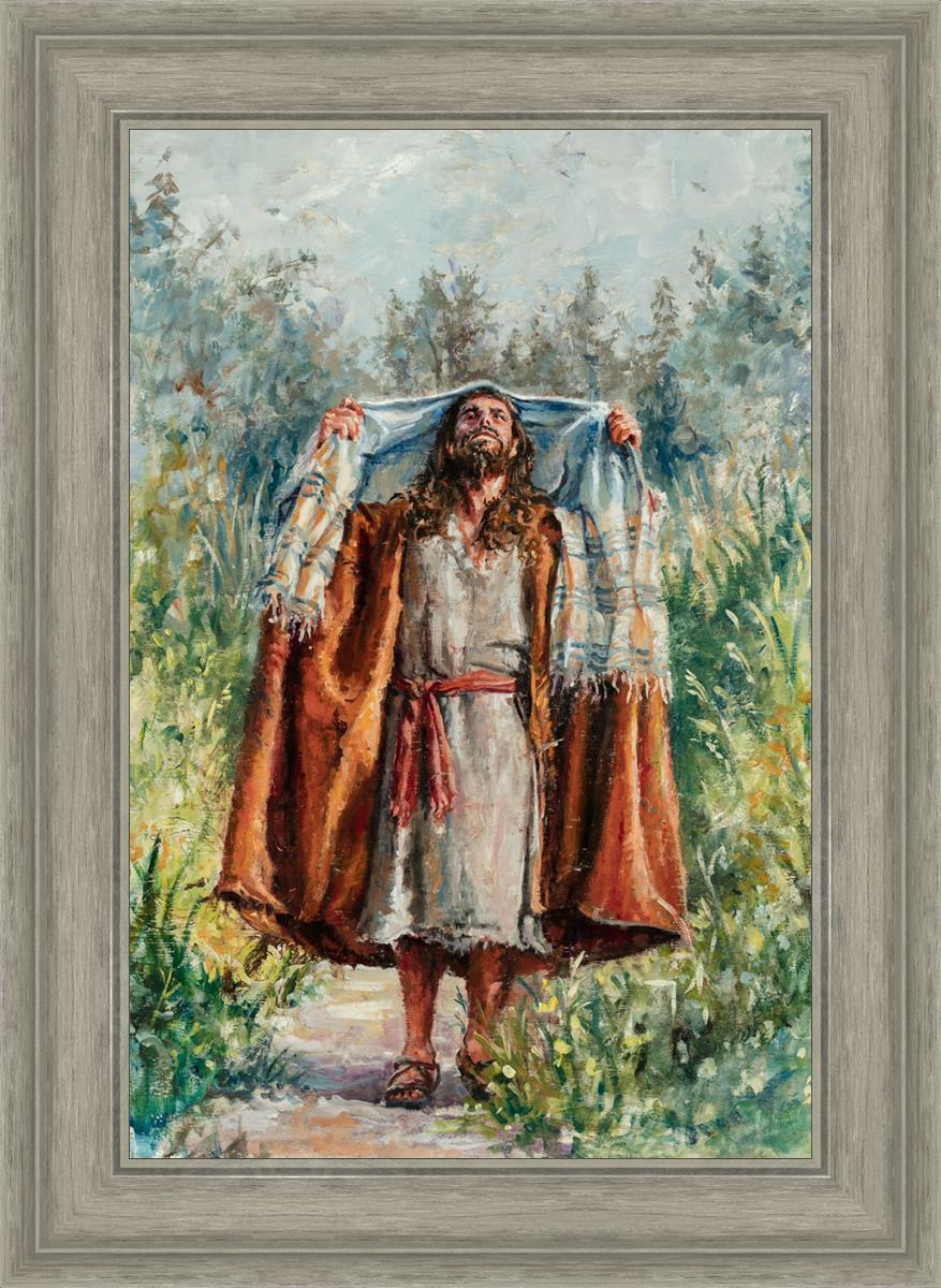 Jesus in the Wilderness - Religious Wall Art for Home & Church Decor - Inspirational Christian Gift for Prayer & Meditation Spaces