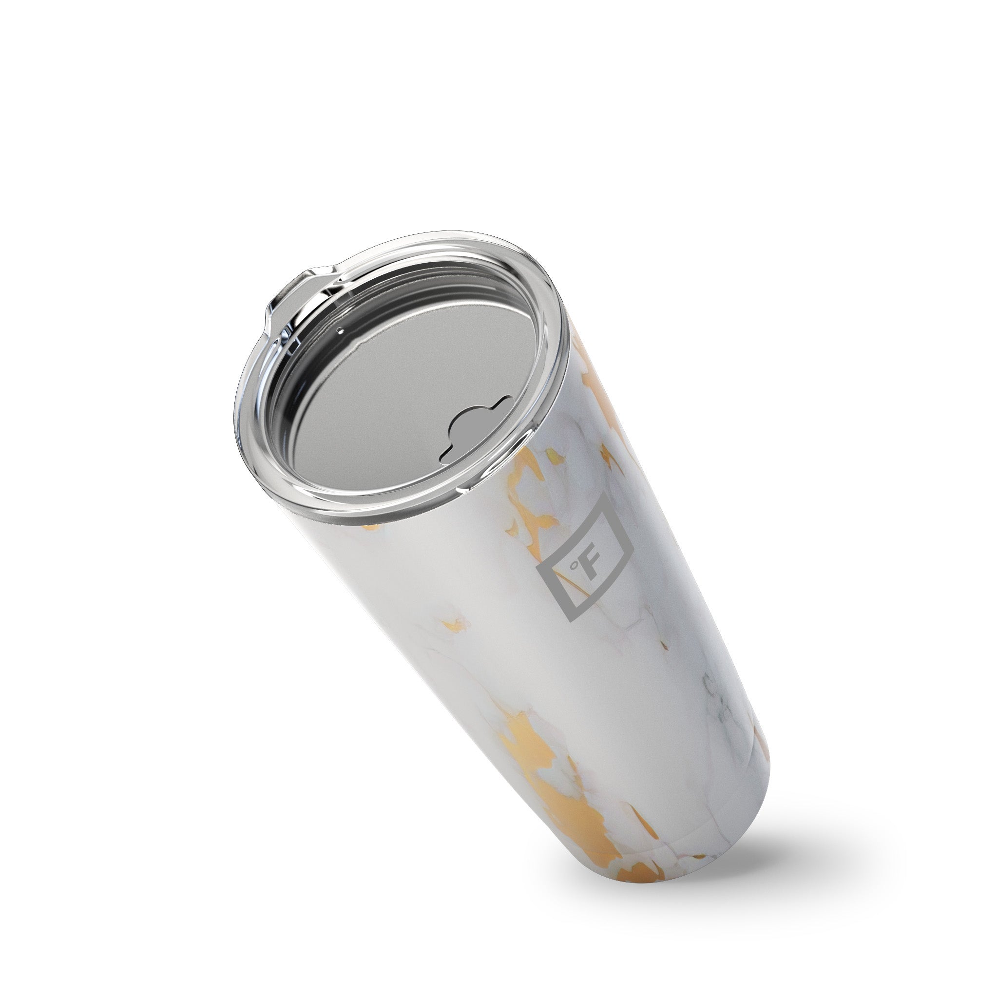 24 Oz Classic Tumbler with Lid and Straw - Insulated Stainless Steel Travel Mug for Hot & Cold Drinks - Perfect for Coffee, Tea, Water - Ideal for Office, Gym, Camping, and Commuting