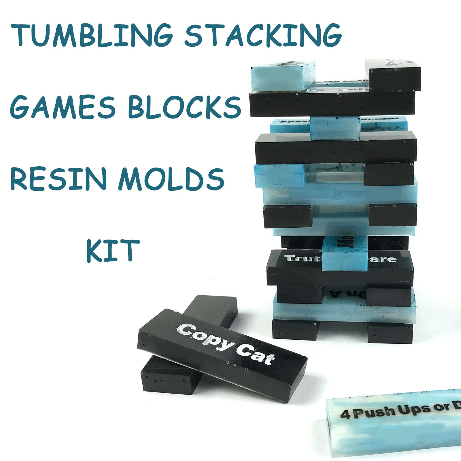 Premium Resin Molds for DIY Crafts - Silicone Game Molds for Family Gatherings & House Parties - Creative Gift Idea for Board Game Lovers - Perfect for Epoxy Resin Art, Tabletop Gaming, and Party Activities