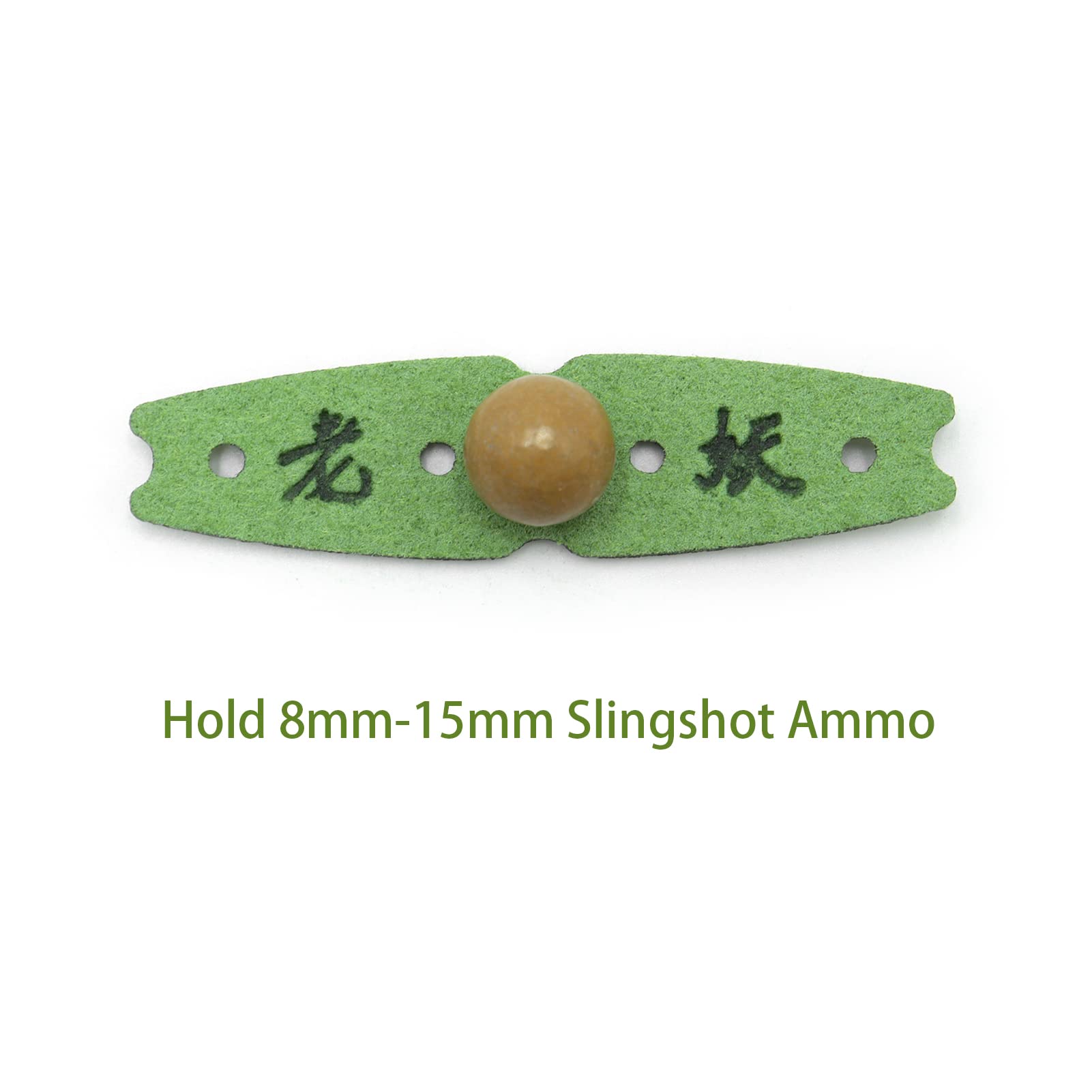 Premium 55x15mm Flat Band Pouch - Heavy Duty Hunting Slingshot Replacement Bands | High Elastic Rubber for Catapult & DIY Projects | Perfect for Outdoor Hunting, Target Practice & Survival Gear