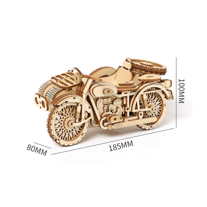 LG834 3D Wooden Tricycle Boat Puzzle for Kids - Educational Toy for Toddlers, Perfect for Birthday Gifts & Early Learning Development