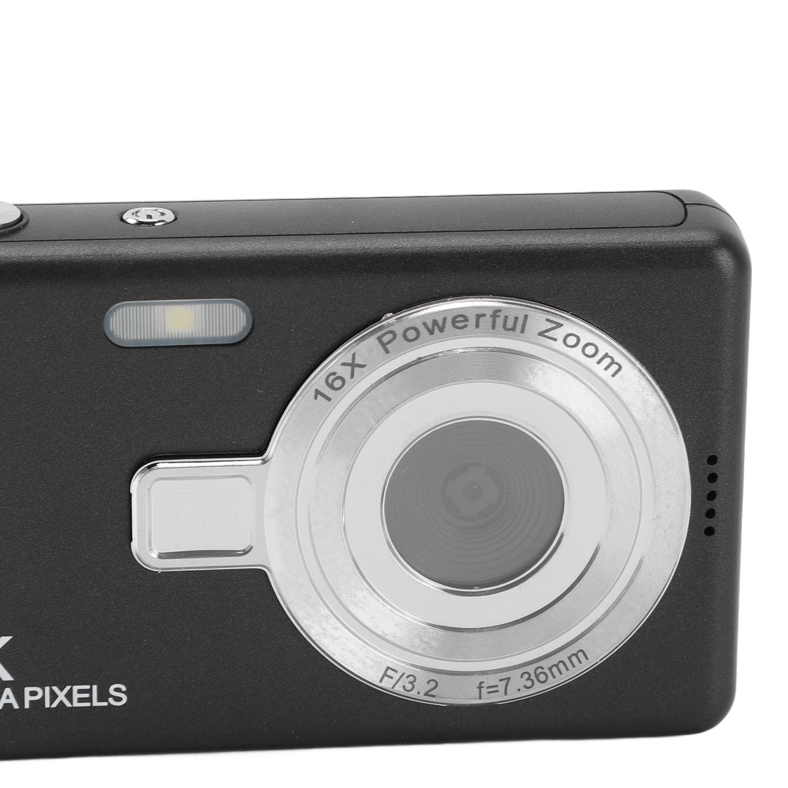 **12MP Digital Camera with 16X Zoom & 1080P Autofocus - 2.4 Inch TFT Screen Compact Point and Shoot Camera for Kids, Boys & Girls (Black) - Perfect for Travel, Parties & Outdoor Adventures**