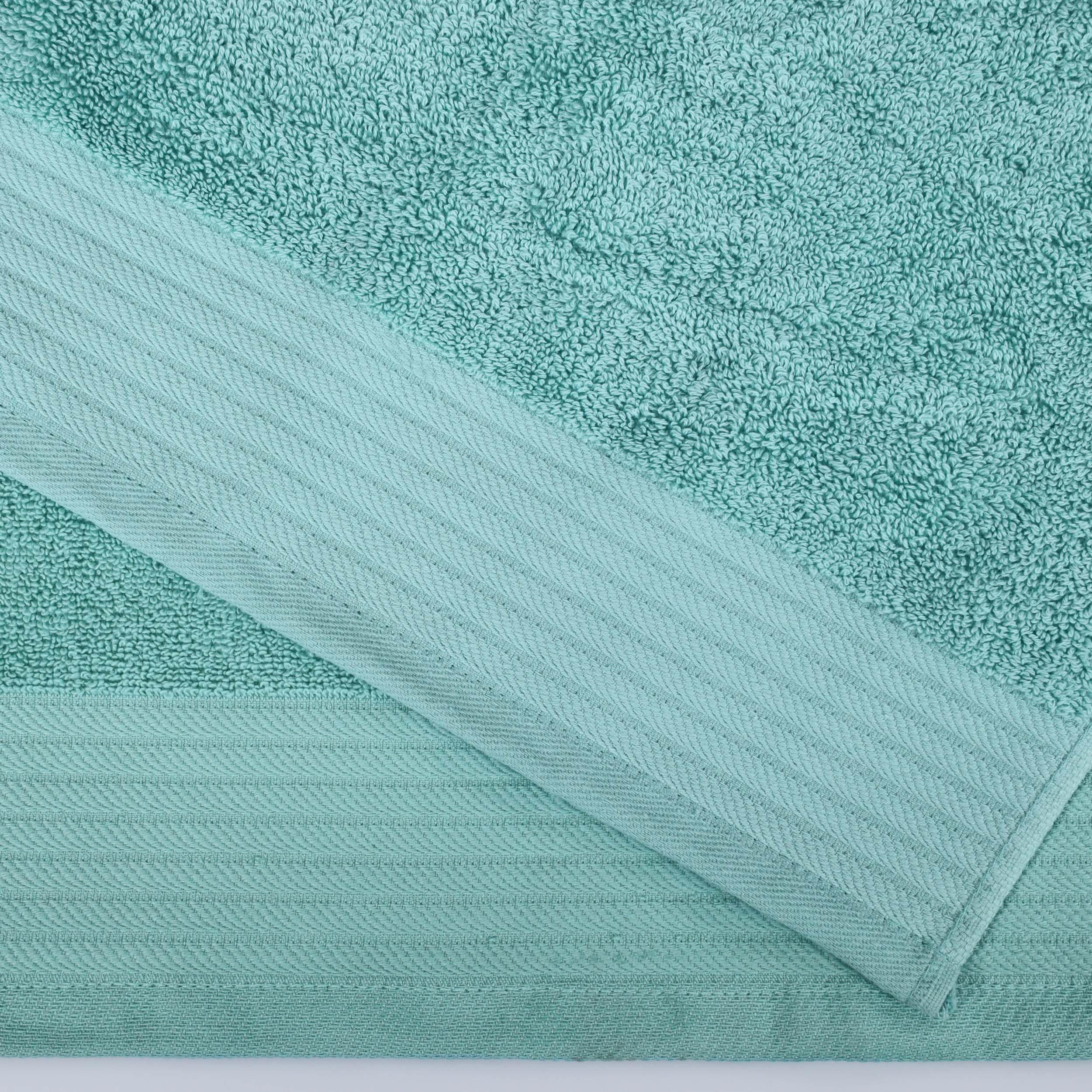 Premium 6-Piece Turkish Cotton Herringbone Bath Towel Set - Ultra Soft & Absorbent - Luxury Bath, Spa & Guest Towels for Home & Hotel Use