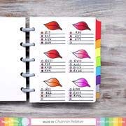 Waffle Flower Bullet List Stamp Set for Planner & Journaling | DIY Scrapbooking & Card Making Stamps