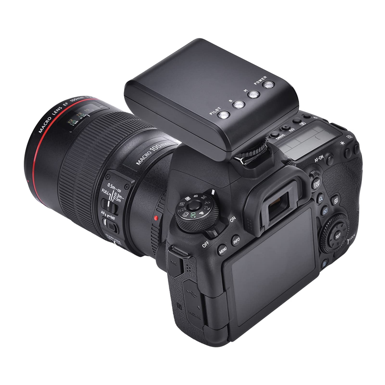 ANKROYU Mini Hot Shoe Flashlight for DSLR Cameras - Portable Photography Flash Light with On-Camera Mount | Perfect for Low Light Shooting, Indoor Photography & Professional Studio Lighting