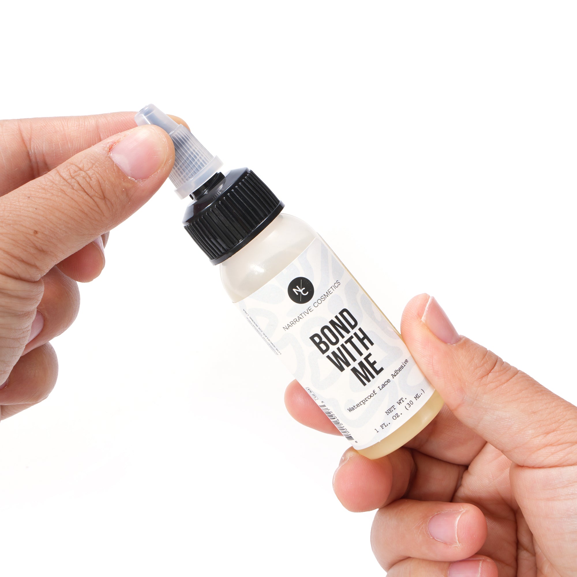 Strong Hold Waterproof Lace Adhesive Glue - 1 Fl. Oz. for Wigs, Hairpieces & Extensions - Secure All-Day Wear for Cosplay, Theater & Daily Use
