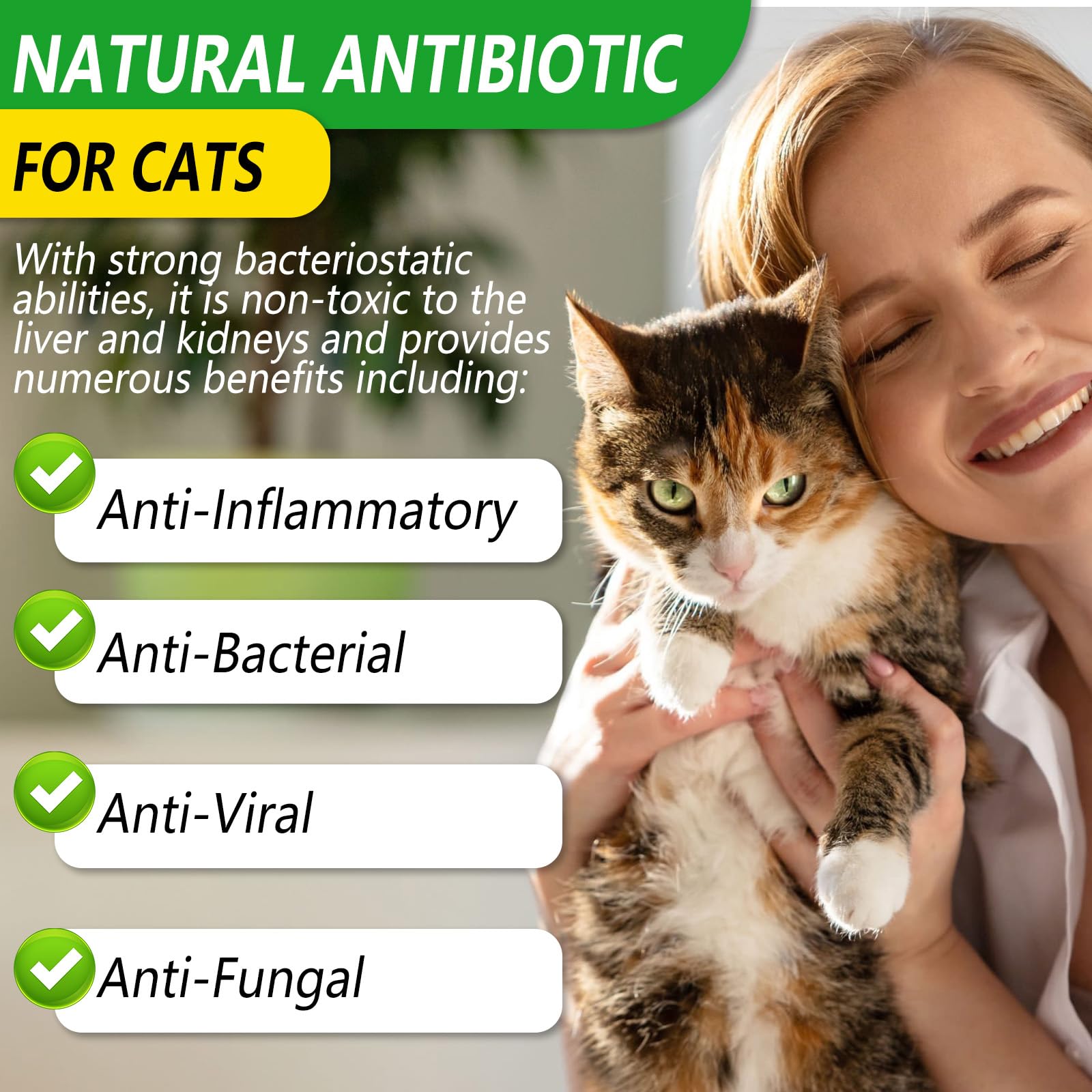 **60ml Cat Antibiotics for Infections - Immune Support & Allergy Relief - Vitamin Paste & Ointment for Cats - Ideal for Wound Care & Respiratory Health**